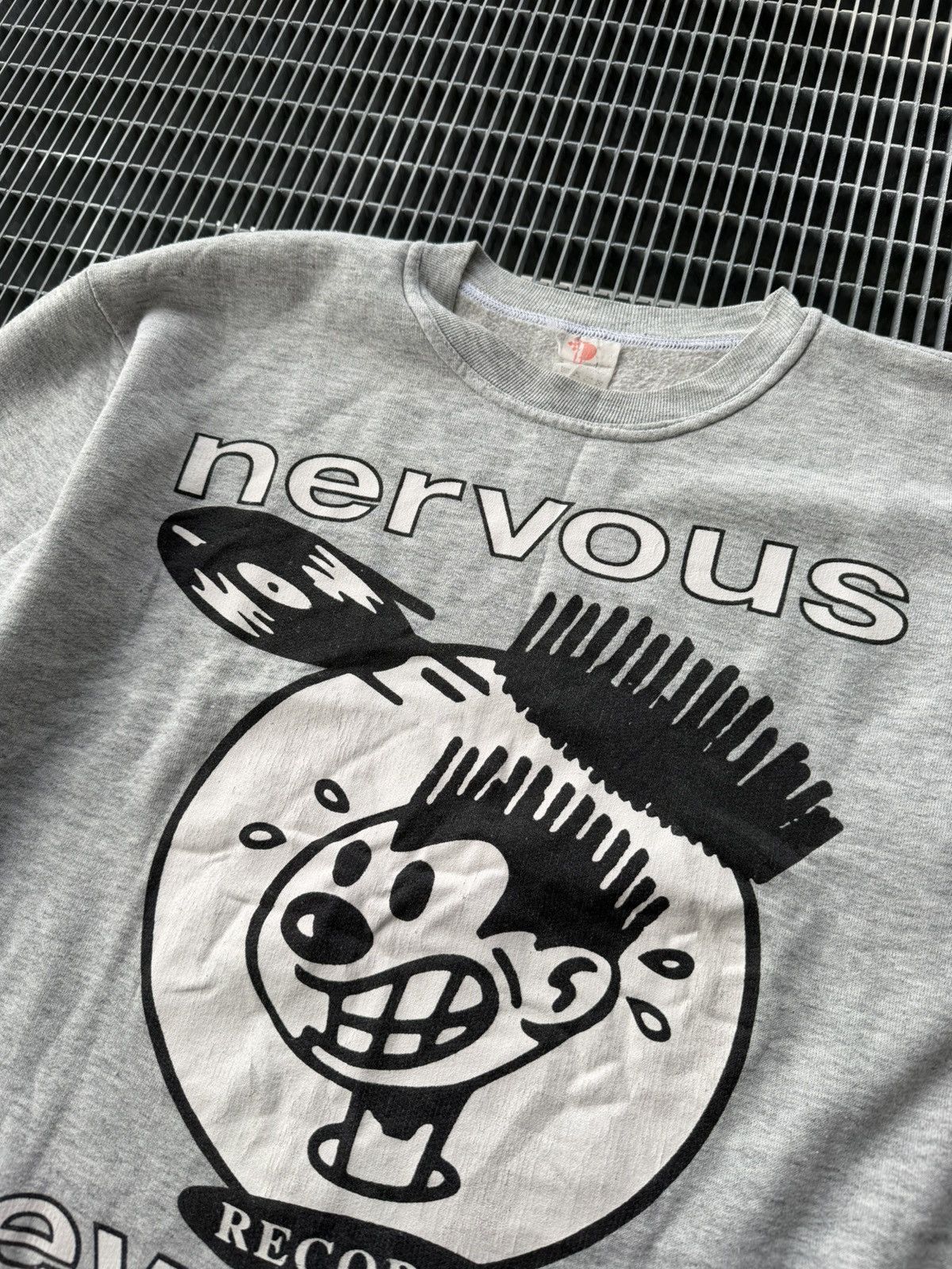 Rap Tees Vintage Nervous Records New York Sweatshirt Size US L / EU 52-54 / 3 - 2 Thumbnail