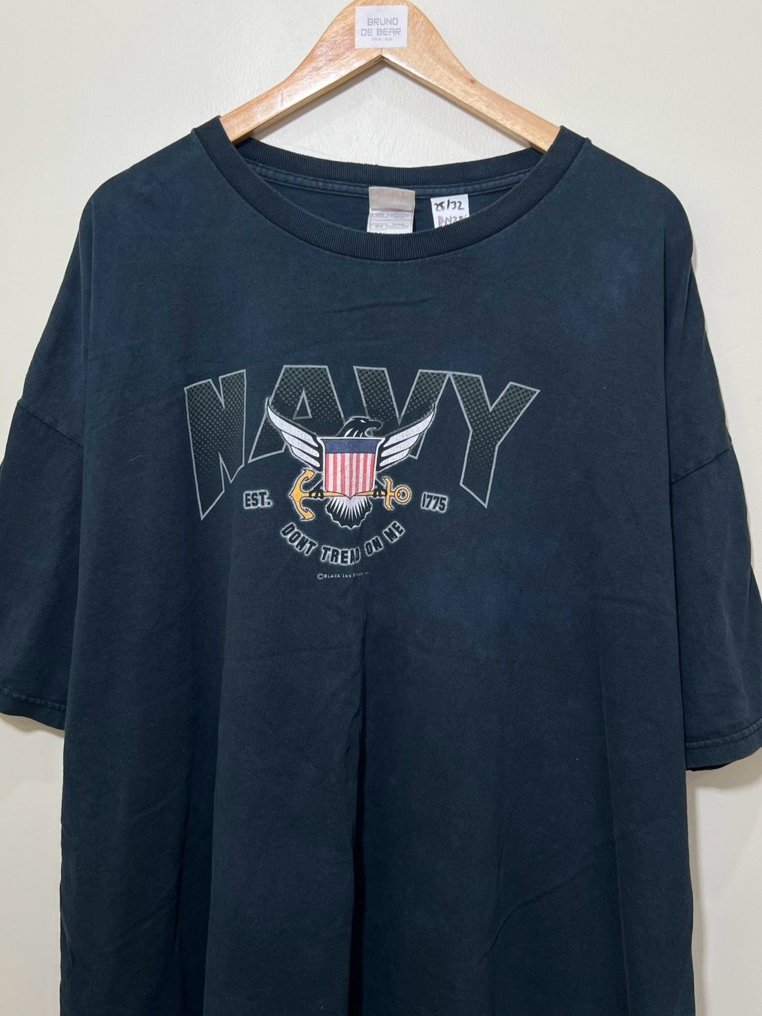 Vintage Vintage NAVY American Don’t Tread On Me USA bnz01 3XL Size US XXL / EU 58 / 5 - 4 Thumbnail