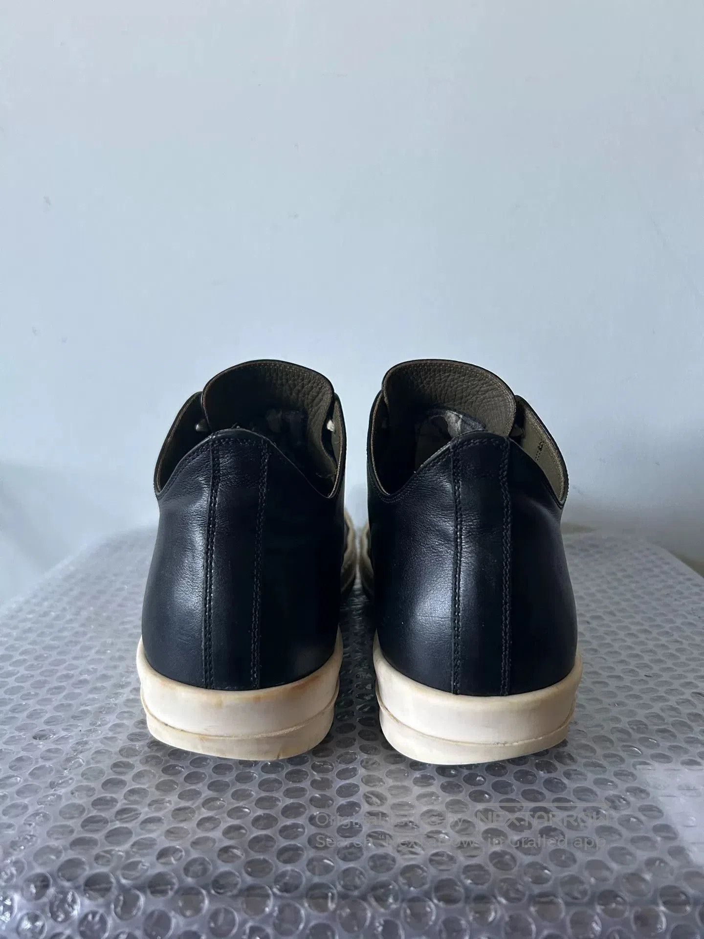Rick Owens Rick Owens Low-Top Leather Sneakers. Size US 9 / EU 42 - 4 Thumbnail