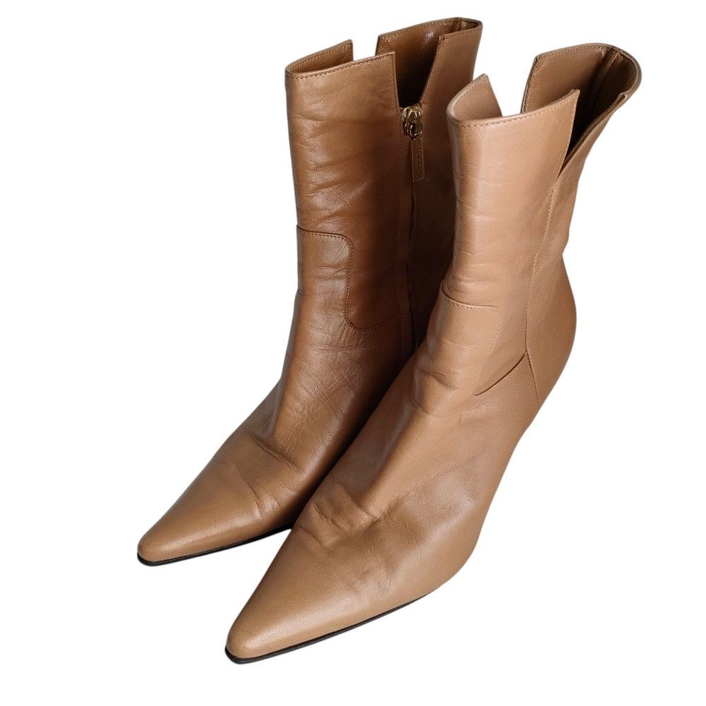 Other Other Sergio Rossi Leather Short Boots Leather Shoes DUTY FREE for USA Size ONE SIZE - 1 Thumbnail