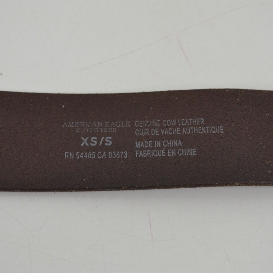 American Eagle Outfitters America Eagle Outfitters Brown Genuine Leather Belt Sz XS/S Size 32 - 6 Thumbnail