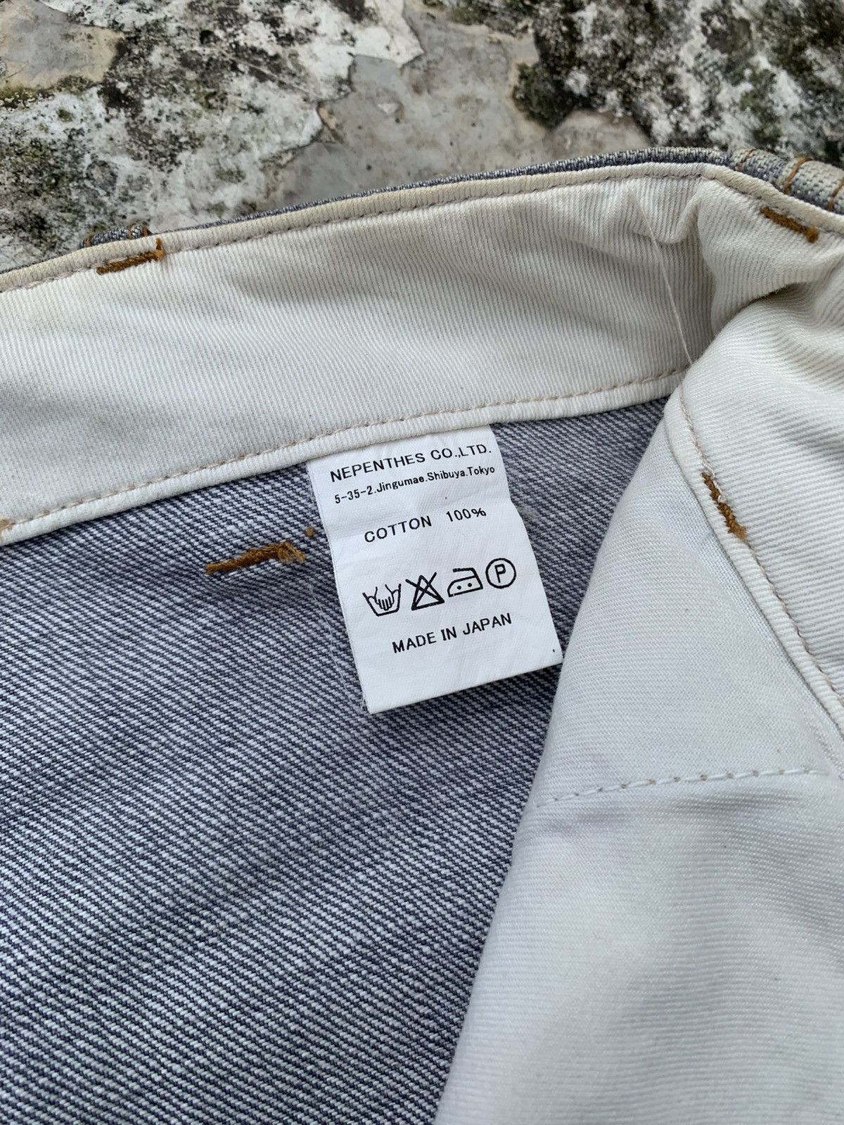 Needles Needles Grey Jeans Size US 31 - 9 Thumbnail