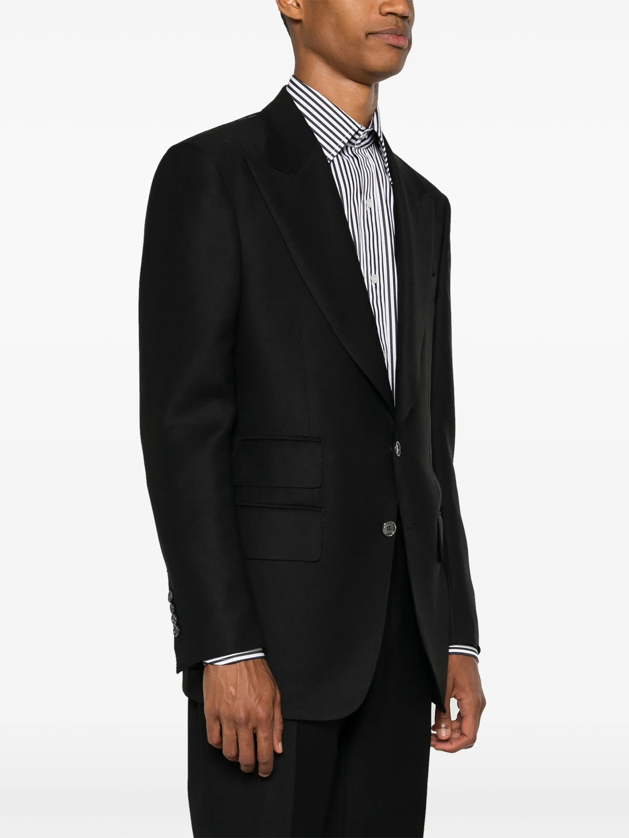 Tom Ford o1s22i1n0125 Atticus Single-Breasted Jacket in Black Size US M / EU 48-50 / 2 - 3 Thumbnail