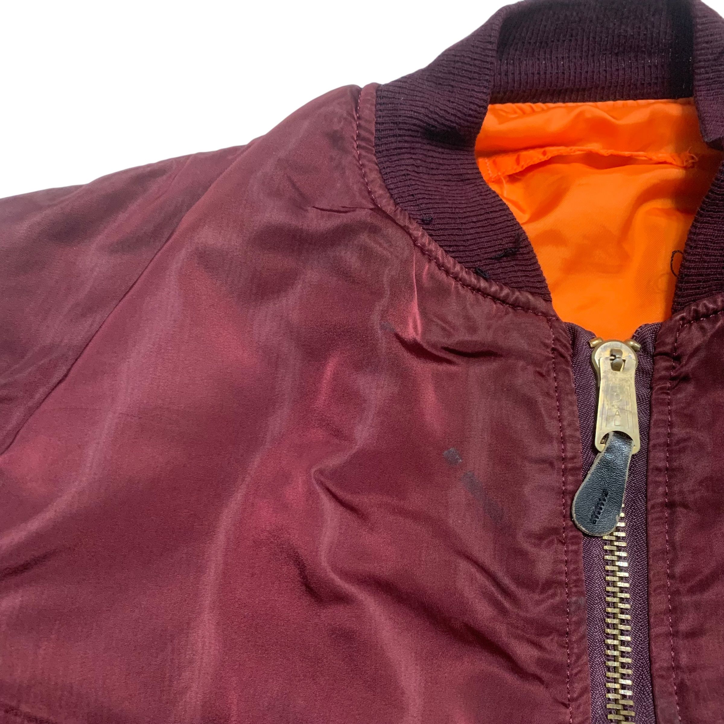 Alpha Industries Vintage Alpha Industries MA-1 Flight Bomber Jacket Size US L / EU 52-54 / 3 - 5 Thumbnail