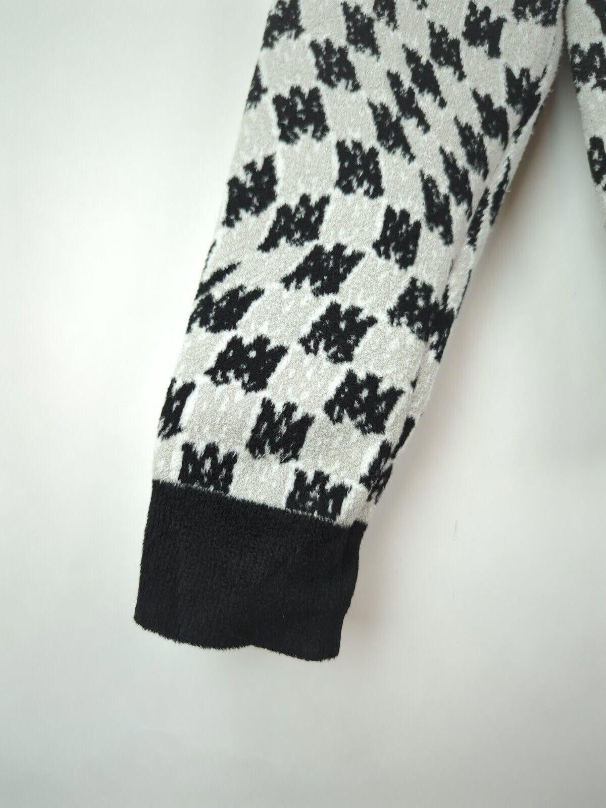 Amiri NWT AW23 AMIRI Men Sz M Monogram Intarsia Knit Sweater Size US M / EU 48-50 / 2 - 5 Thumbnail