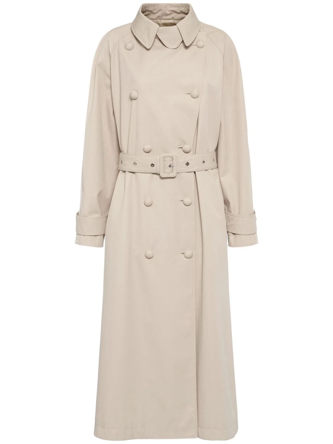 DOLCE&GABBANA $3745 Beige Cotton Trench Coat New&Auth