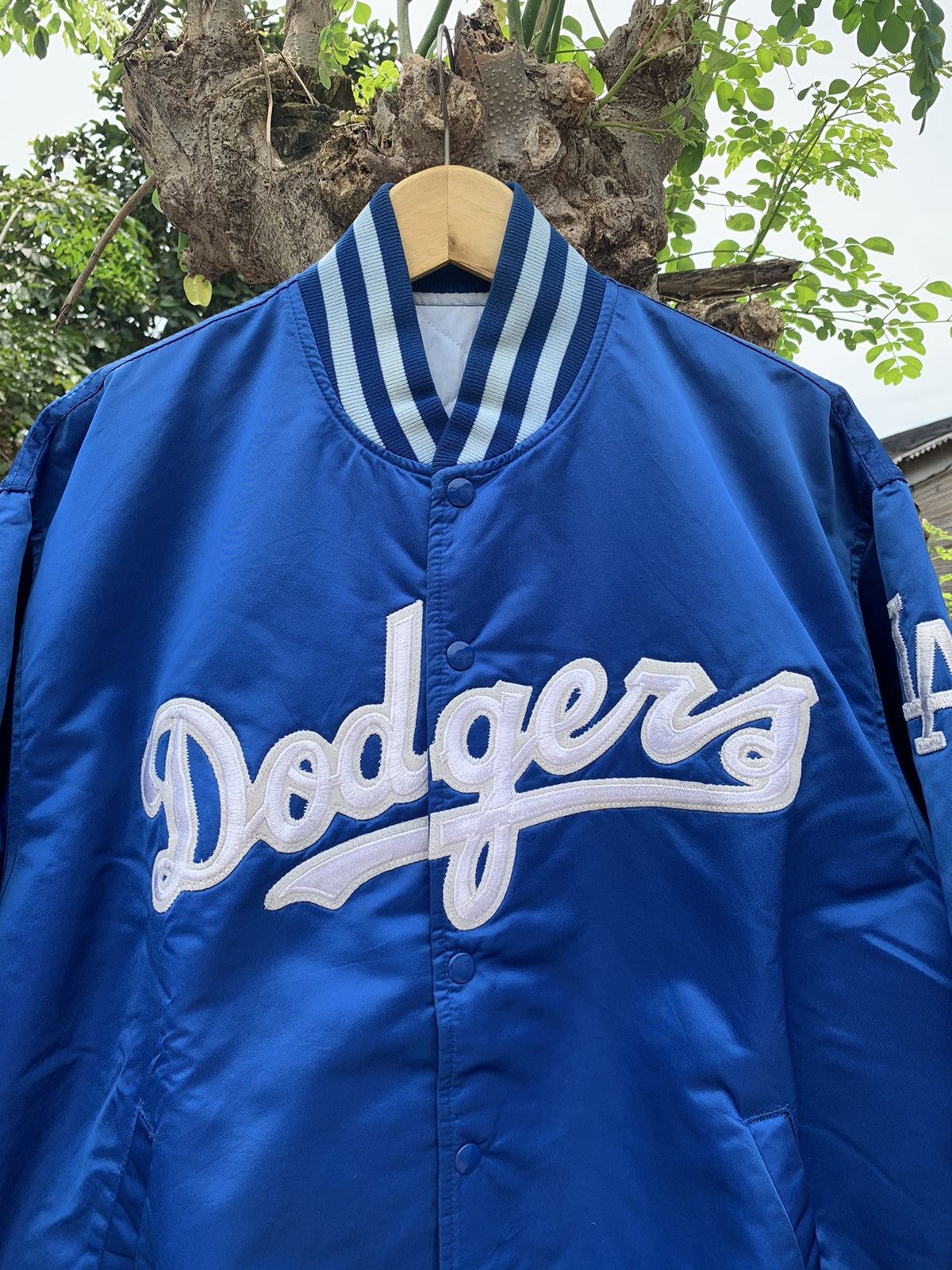 MLB × Starter STARTER VARSITY JACKET DODGERS Size US XL / EU 56 / 4 - 2 Thumbnail