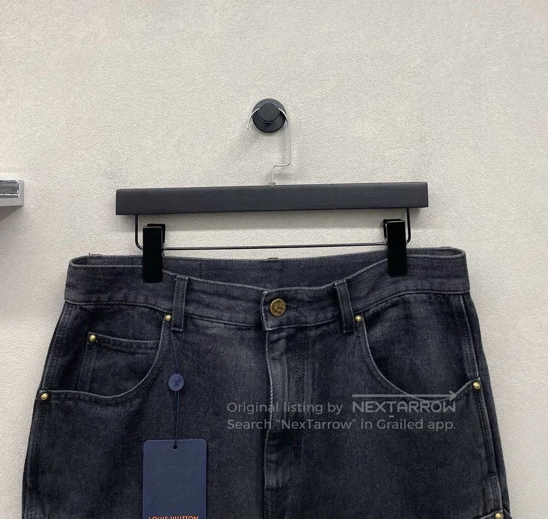 Louis Vuitton black denim cargo pants size 33. Size US 33 - 4 Thumbnail