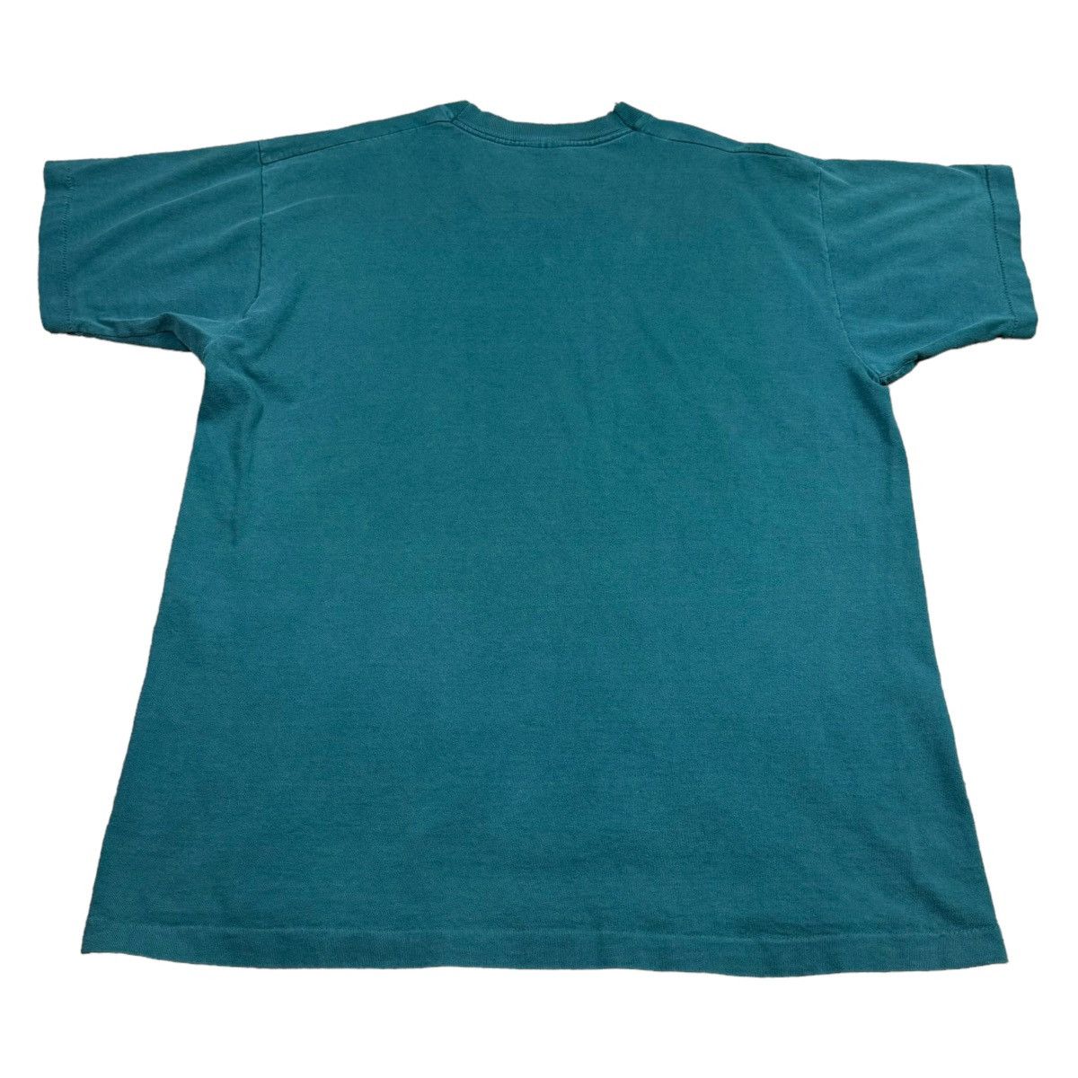 Vintage Vintage 90s Single Stitch Turquoise Pocket Shirt Adult XL Size US XL / EU 56 / 4 - 4 Thumbnail