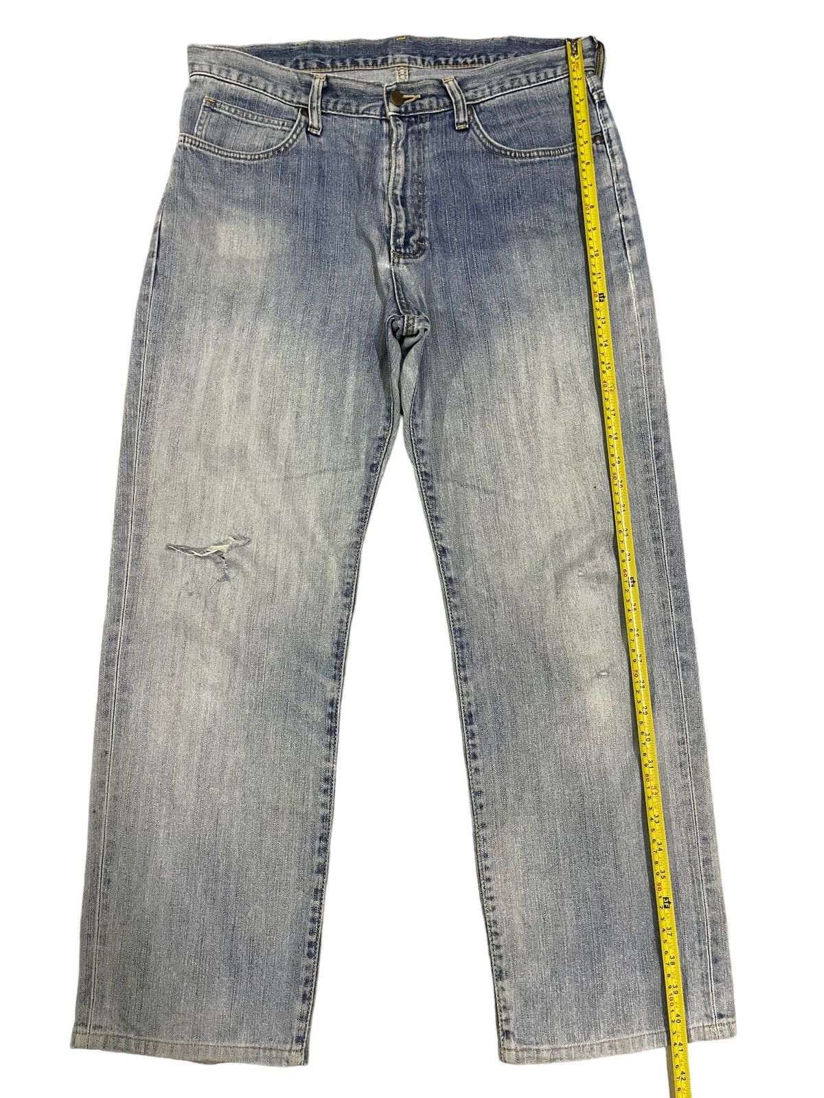 Vintage × Wrangler Vintage Wrangler Blue Wash Style Baggy Jeans Size US 34 / EU 50 - 9 Thumbnail