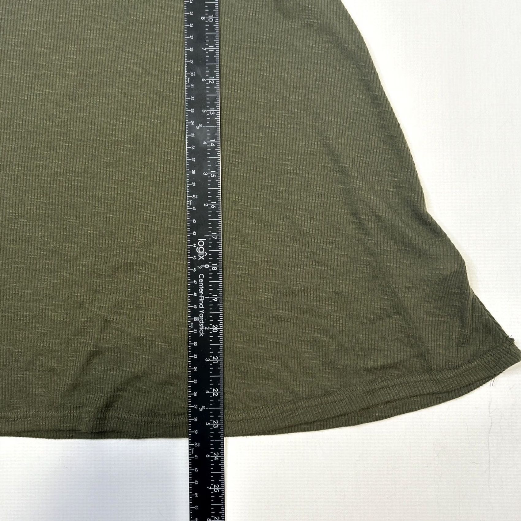 Free People Free People Tank Top Shirt Womens S Army Green Racerback Sleeveless Knit Lightweight Casual 90s Bohemian California Urban Outfitters Size S / US 4 / IT 40 - 7 Thumbnail
