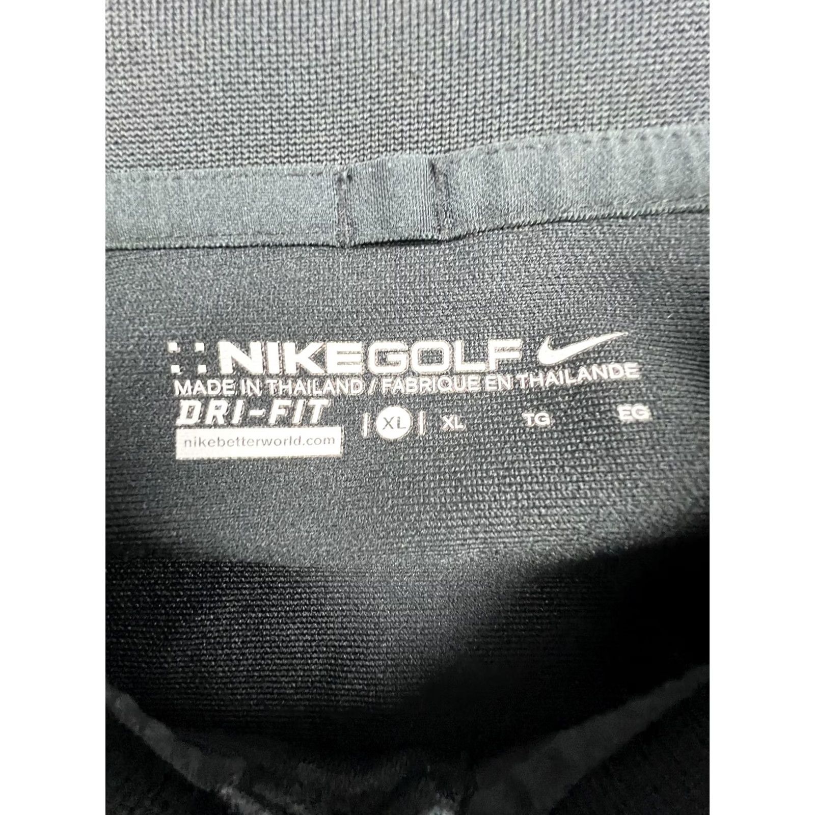Nike Nike Golf Dri-FIT Polo Shirt Mens XL Black Long Sleeve Shirt Polo Men's XL Black Nike Swoosh Kretschmar Logo Golf Size US XL / EU 56 / 4 - 3 Thumbnail