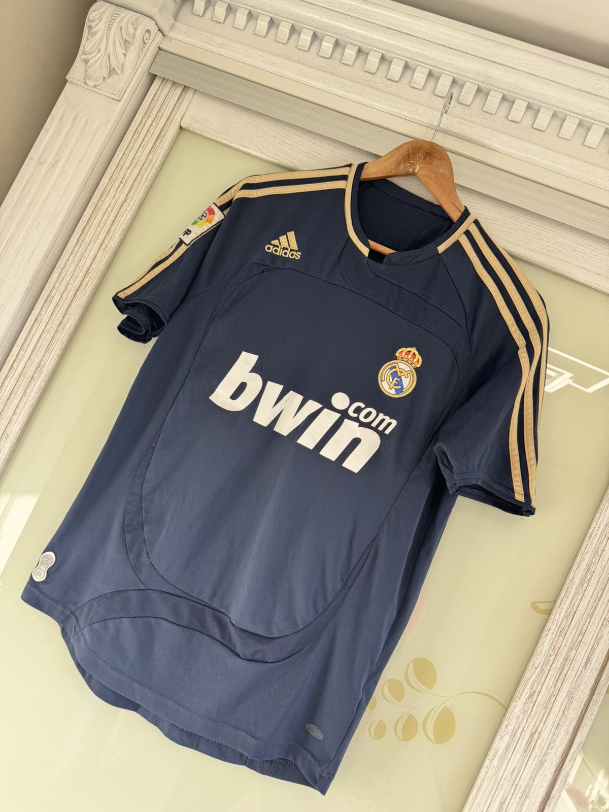 Adidas Real Madrid 2007-2008 Away Soccer Jersey Football Shirt Kit Size US S / EU 44-46 / 1 - 3 Thumbnail