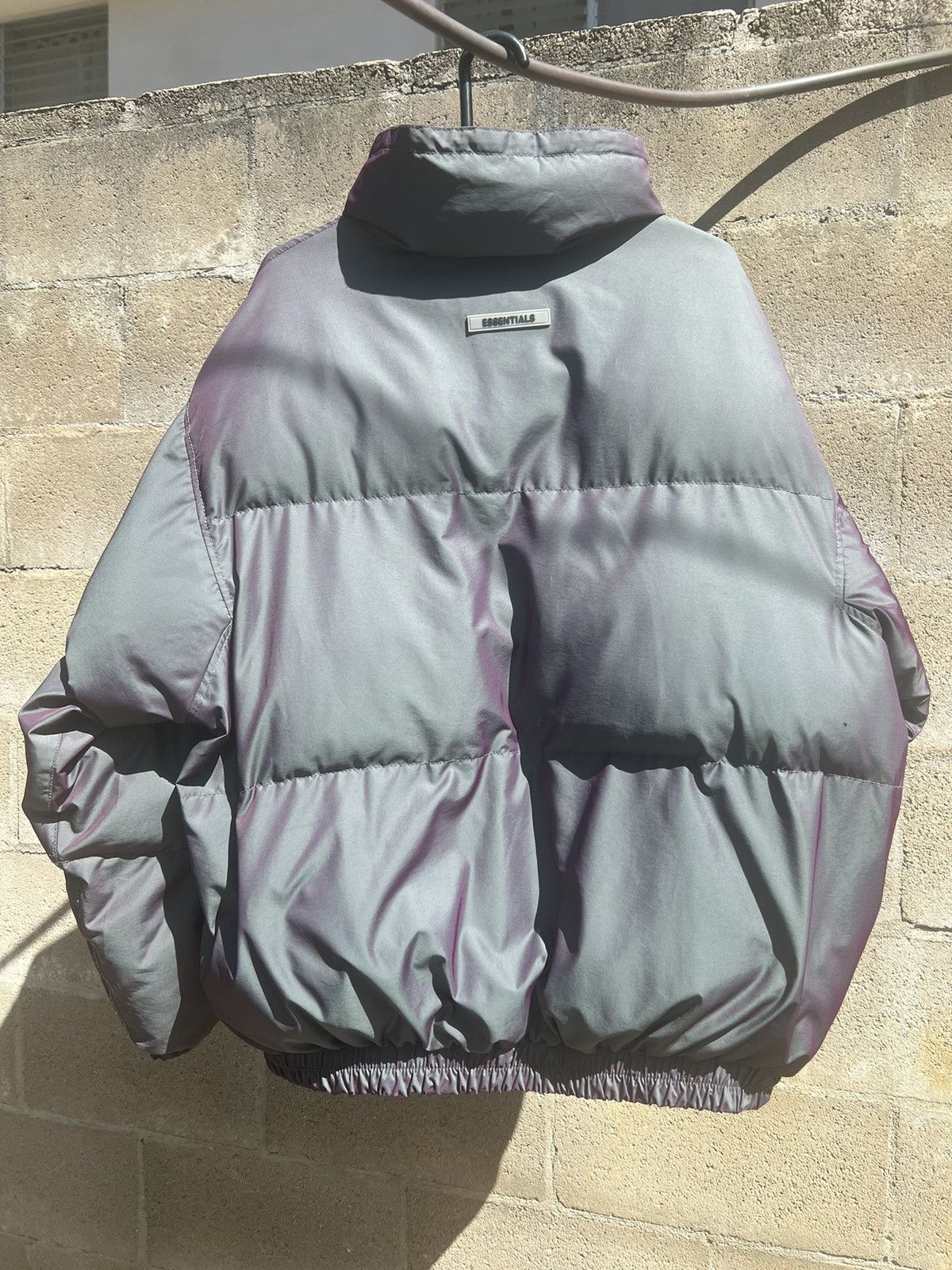 Essentials × Fear of God Purple/Iridescent FEAR OF GOD x ESSENTIALS Puffer Jacket Size US L / EU 52-54 / 3 - 5 Thumbnail