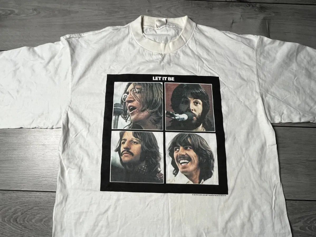 Band Tees Vintage 1992 The Beatles Let It Be Classic XL Single Stitch Size US XL / EU 56 / 4 - 3 Thumbnail