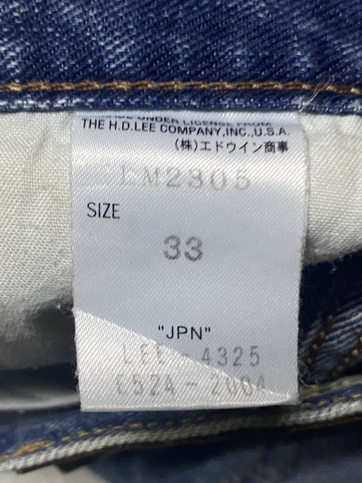 Number (N)ine Vintage Lee Riders Faded Wash Distressed Loose Jeans Size US 33 - 15 Thumbnail
