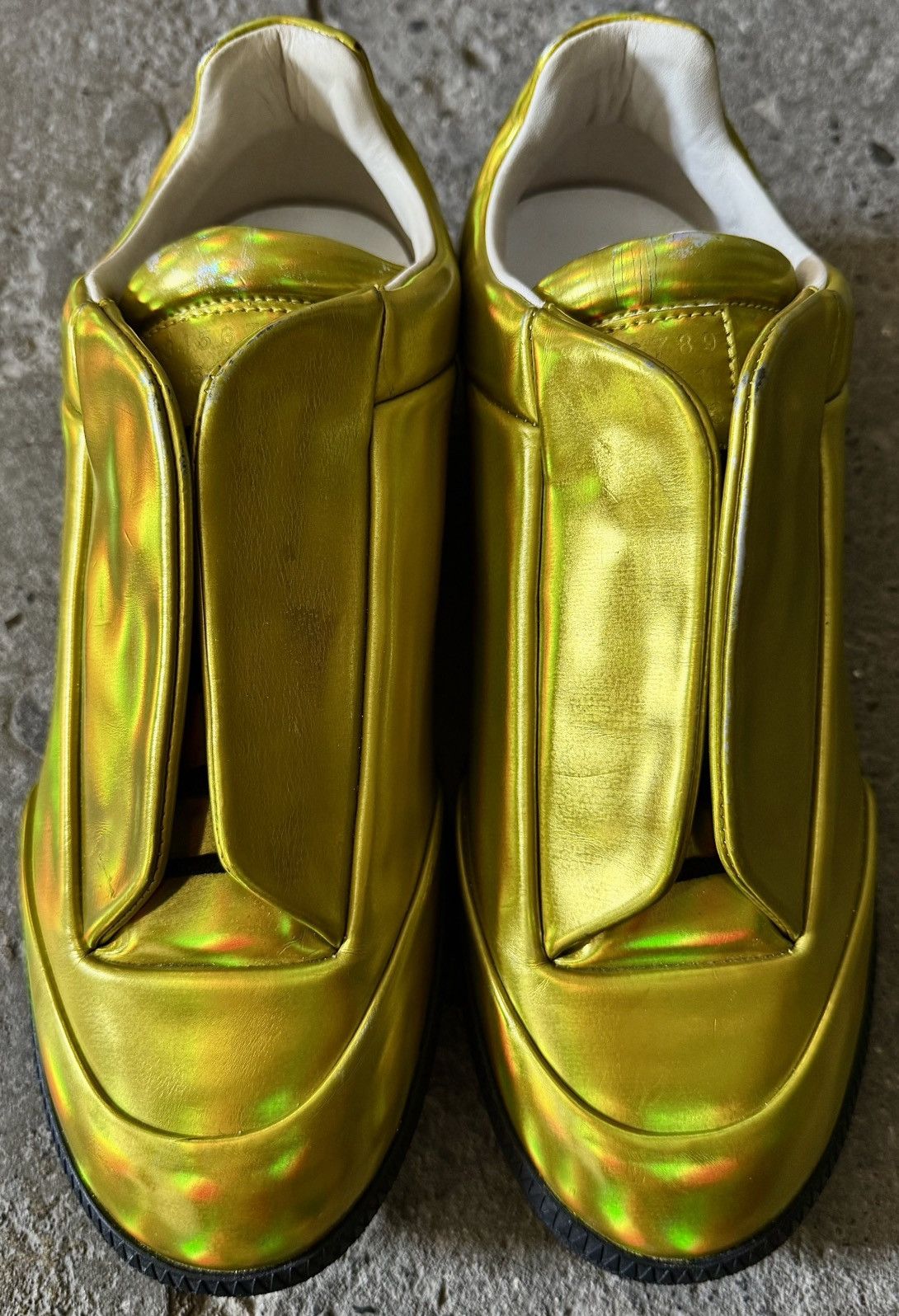 Maison Margiela Maison Margiela - Future - Metallic Low Top Sneaker Size US 8 / EU 41 - 2 Thumbnail