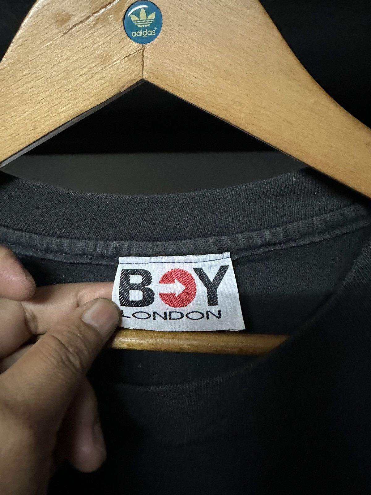 Boy London × Seditionaries × Vintage Vintage 90s Boy London Faded Tee Size US XL / EU 56 / 4 - 4 Thumbnail