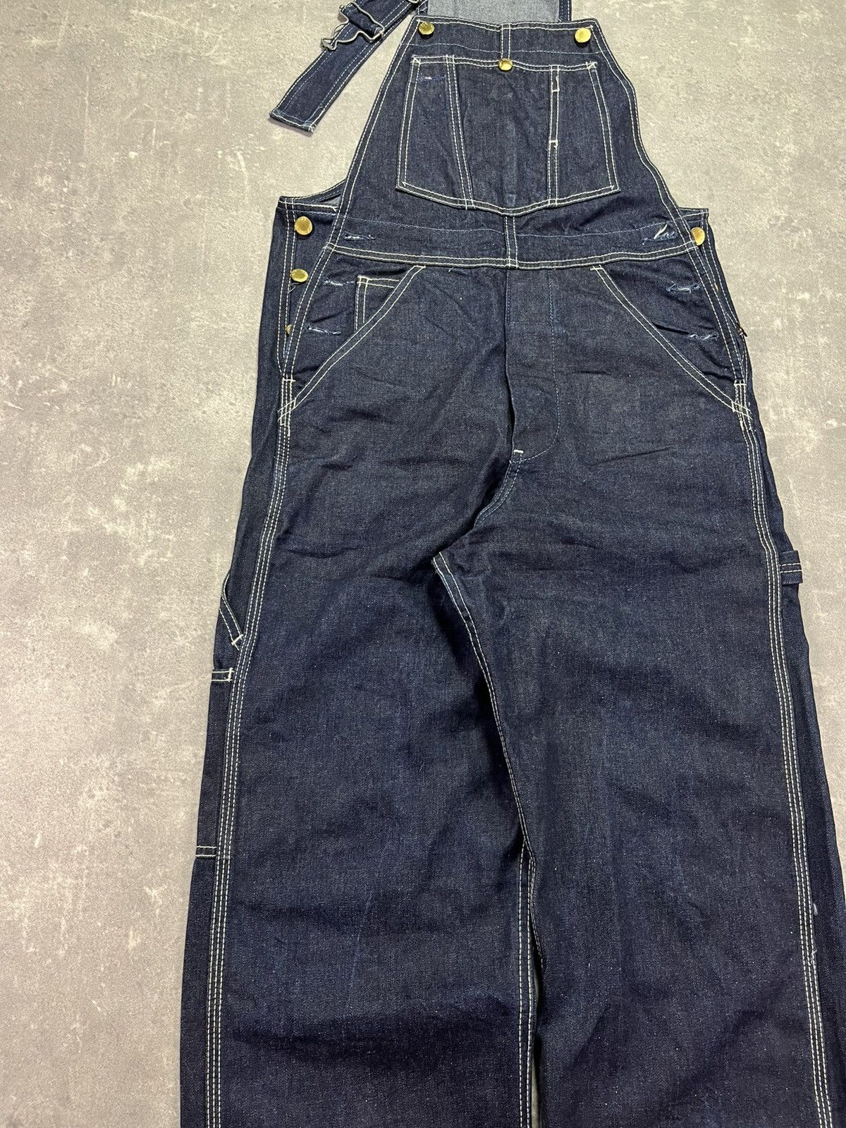 Levi's 1997 Levi’s Orange Tab Indigo Overalls XS S 30 Vintage Size US 30 / EU 46 - 3 Thumbnail