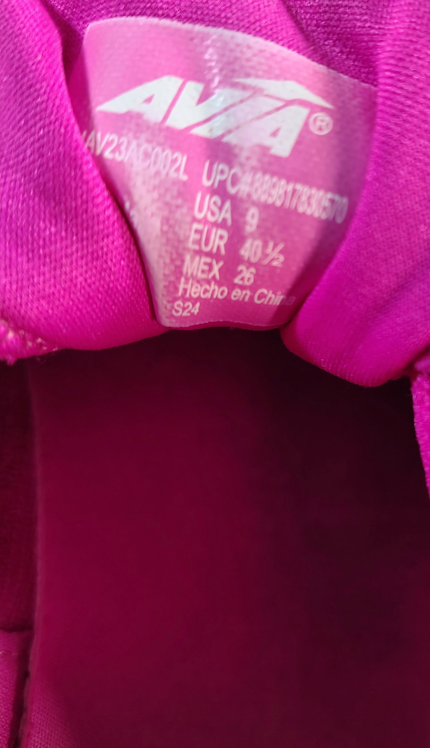 Avia Women's Pink Athletic Style Avia Running Shoes Size 9 Size US 9 / IT 39 - 3 Thumbnail