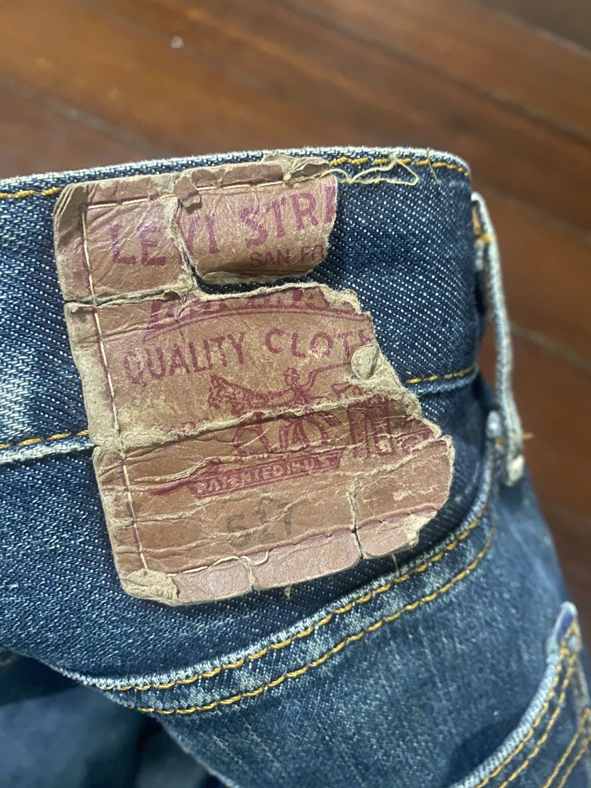If Six Was Nine Y2K Flare Jeans Levis 517 Japan Denim Bootcut mud wash Size US 32 / EU 48 - 17 Thumbnail