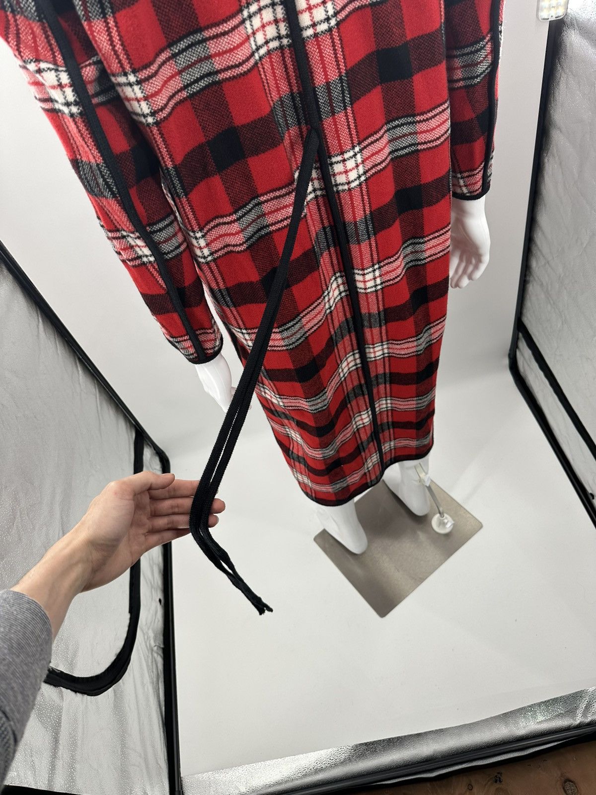 Dsquared2 DSquared2 Wool Plaid Trench Coat Size XS / US 0-2 / IT 36-38 - 5 Thumbnail