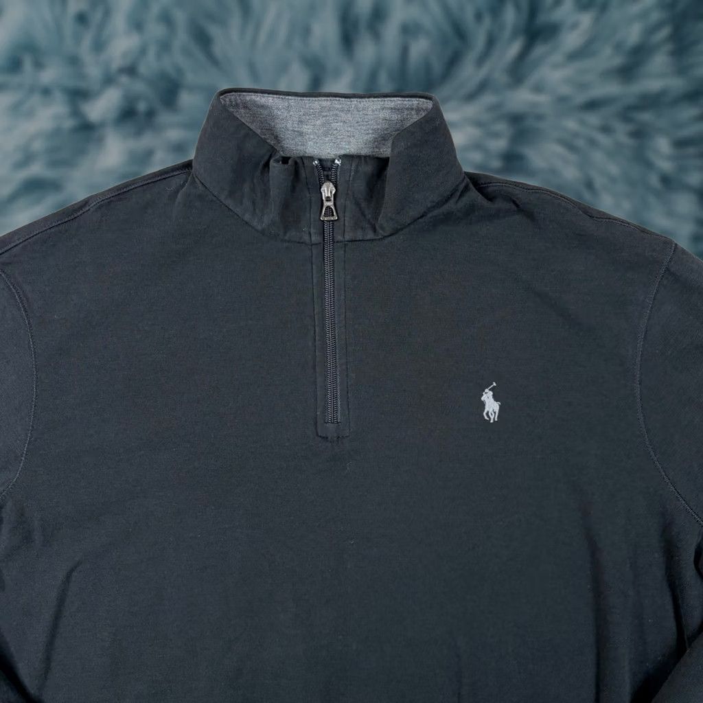 Polo Ralph Lauren Polo Ralph Lauren Performance Mens XL Black Quarter Zip Pullover Sweatshirt Size US XL / EU 56 / 4 - 1 Thumbnail