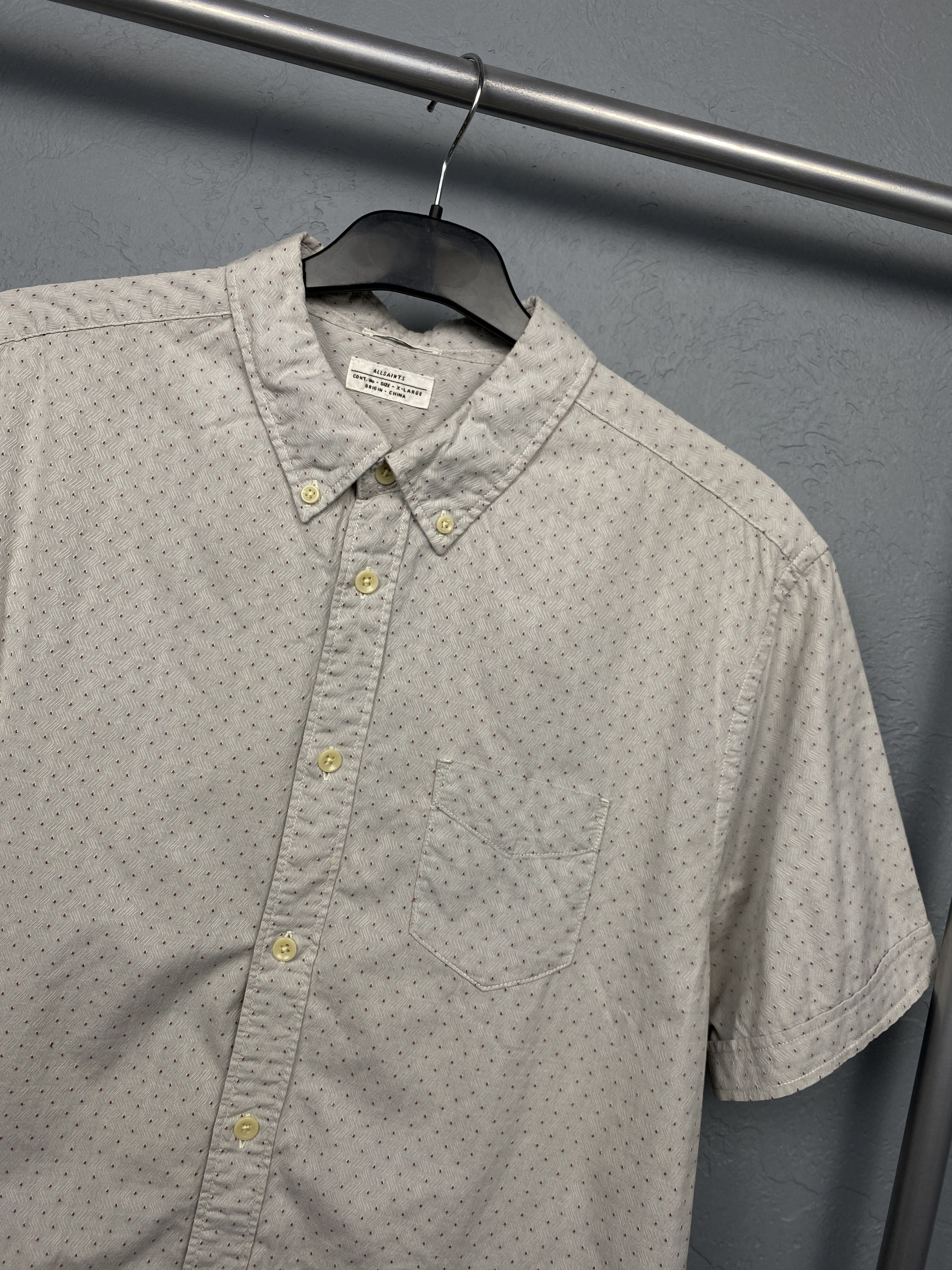 Allsaints Allsaints Vintage Mens Hawaiian Yakuze Short Sleeve Shirt Size US XL / EU 56 / 4 - 2 Thumbnail