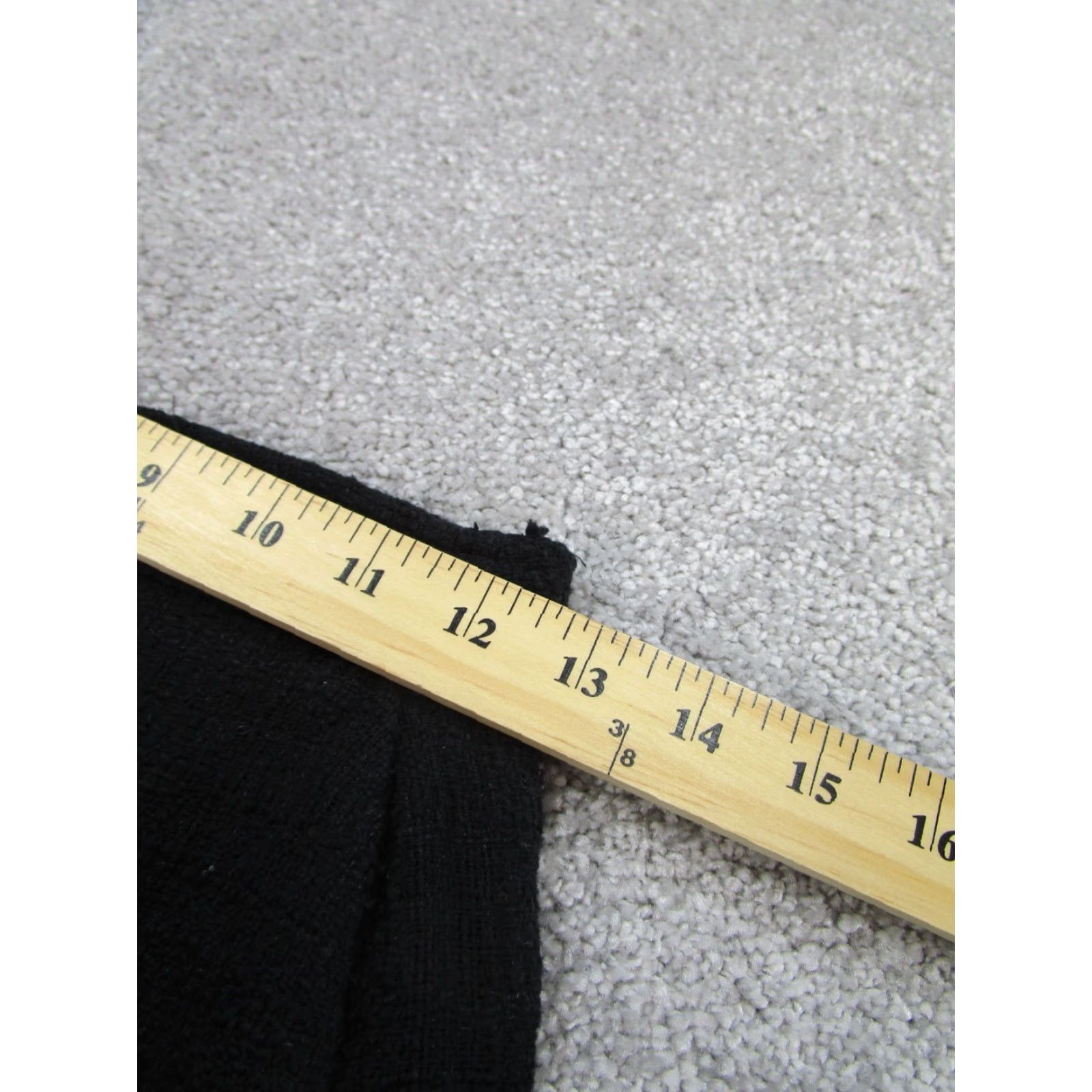 J.Crew J. Crew Skirt Women 0 Black Cotton Textured Pencil Frayed Hem Office Size 25" / US 0 / IT 36 - 4 Thumbnail