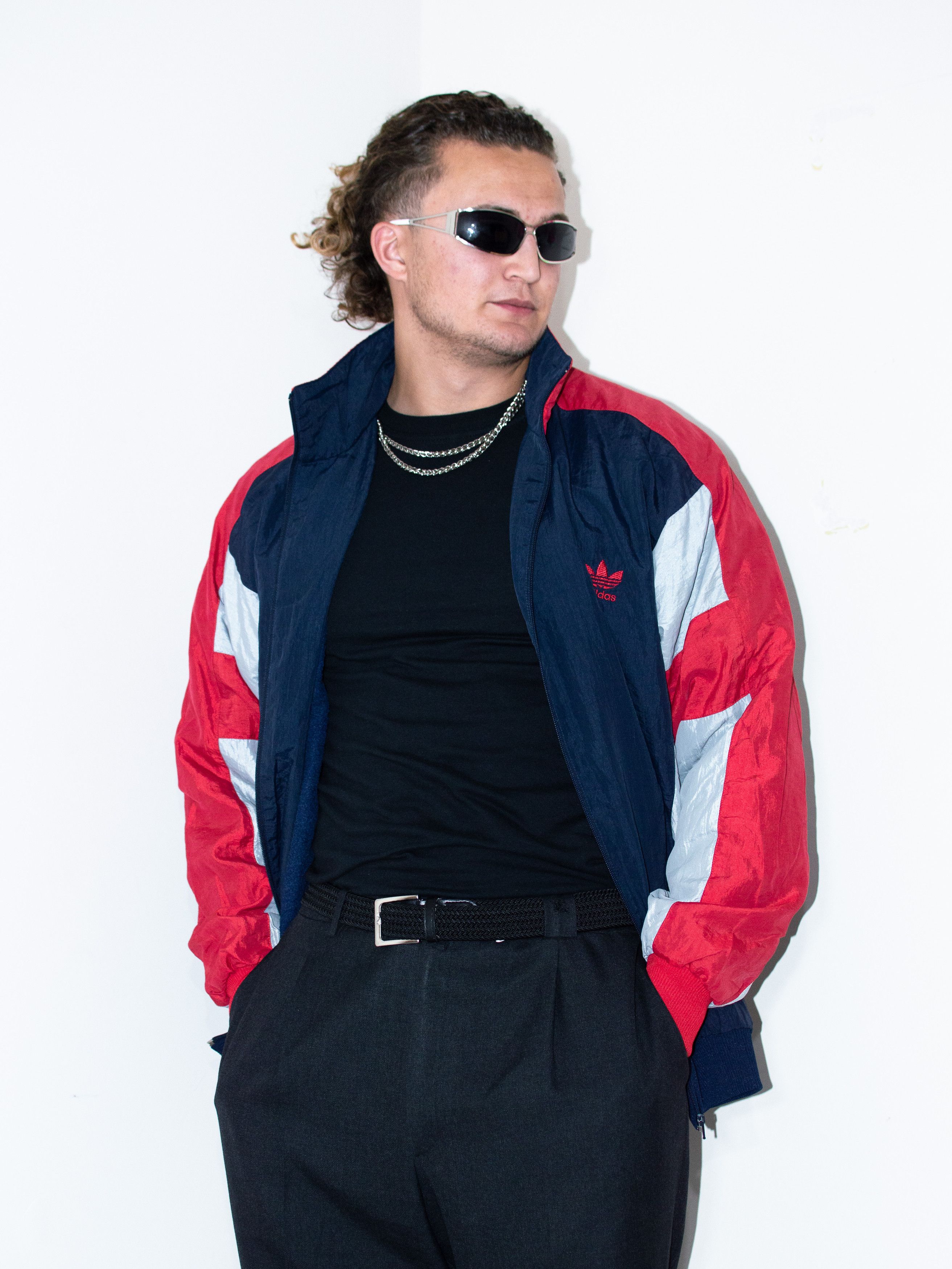 Adidas × Vintage Vintage 90s Adidas Zip Up Lightweight Track Jacket Size US XL / EU 56 / 4 - 3 Thumbnail