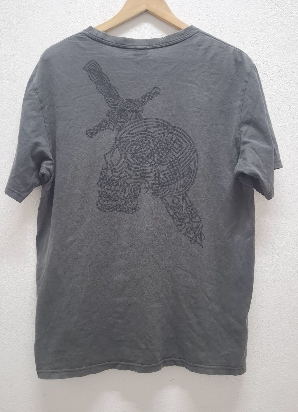 Number (N)ine Number (N)ine Sun Faded Back Hit Skull Print T-shirt Size US XL / EU 56 / 4 - 3 Thumbnail