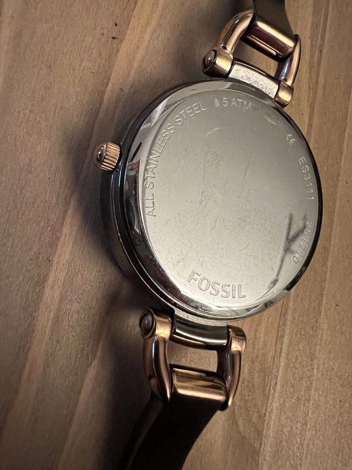 Fossil Fossil ES3111 Georgia Ion Plated Case Women's Watch Size ONE SIZE - 7 Thumbnail