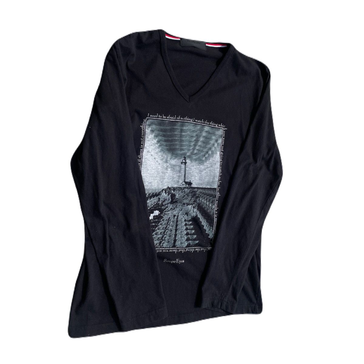 If Six Was Nine 2000s Japanese archive Vkei Gyaruo Poem V-neck Long Sleeve Size US S / EU 44-46 / 1 - 3 Thumbnail