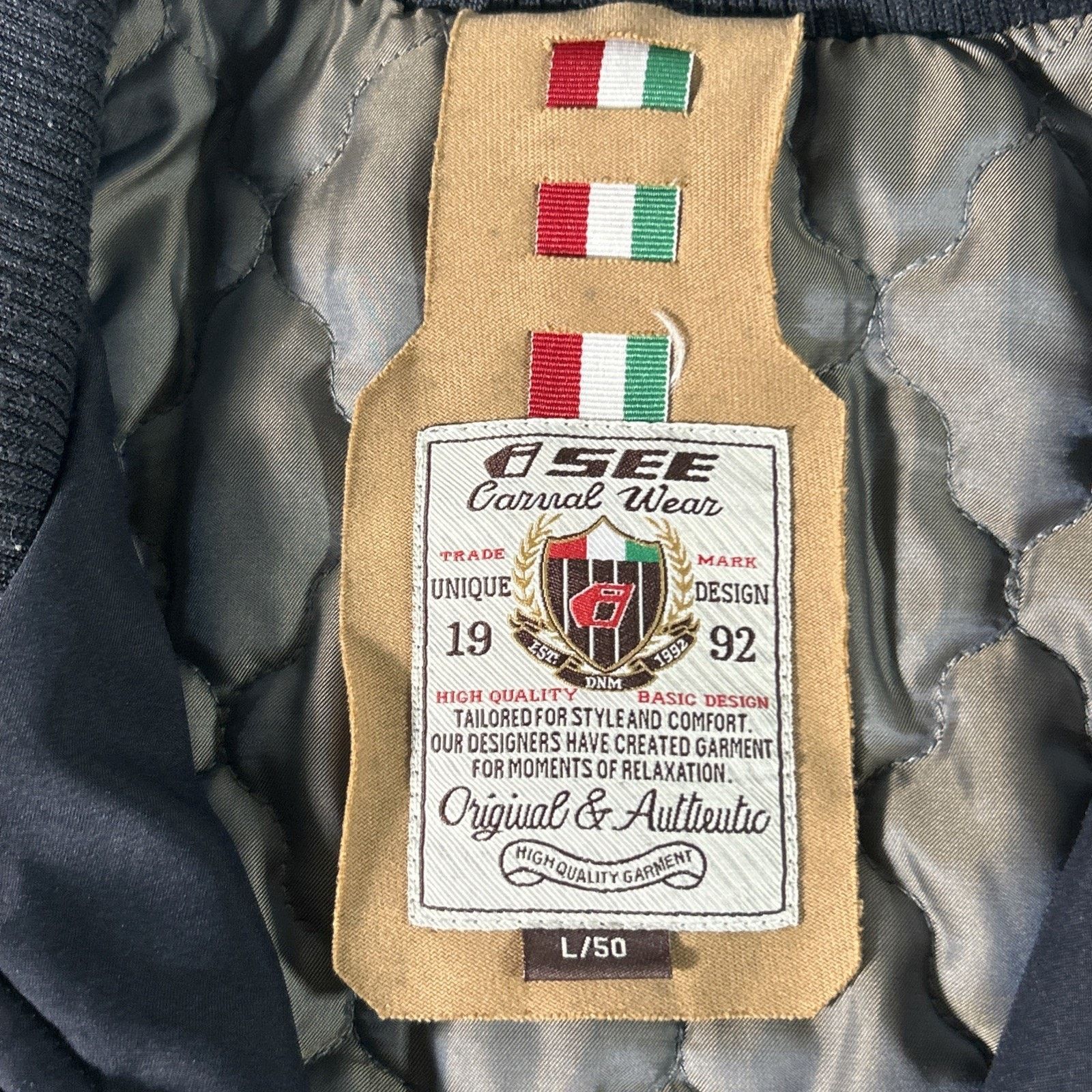 Polo Ralph Lauren Quilted lined Bedford Jacket Mens Large Golf Rugby iSee Wear Size US L / EU 52-54 / 3 - 3 Thumbnail