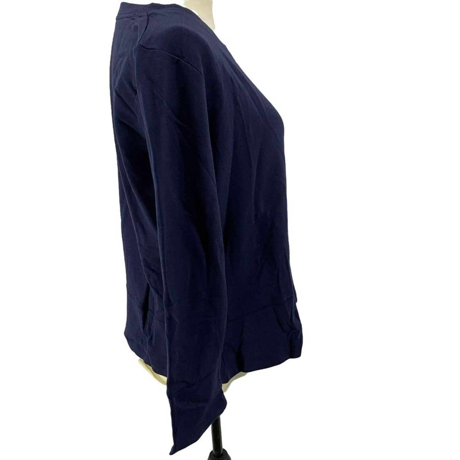 Nautica Nautica Womens Navy Anchor Print Fleece Pajama Set Medium Size ONE SIZE - 5 Thumbnail