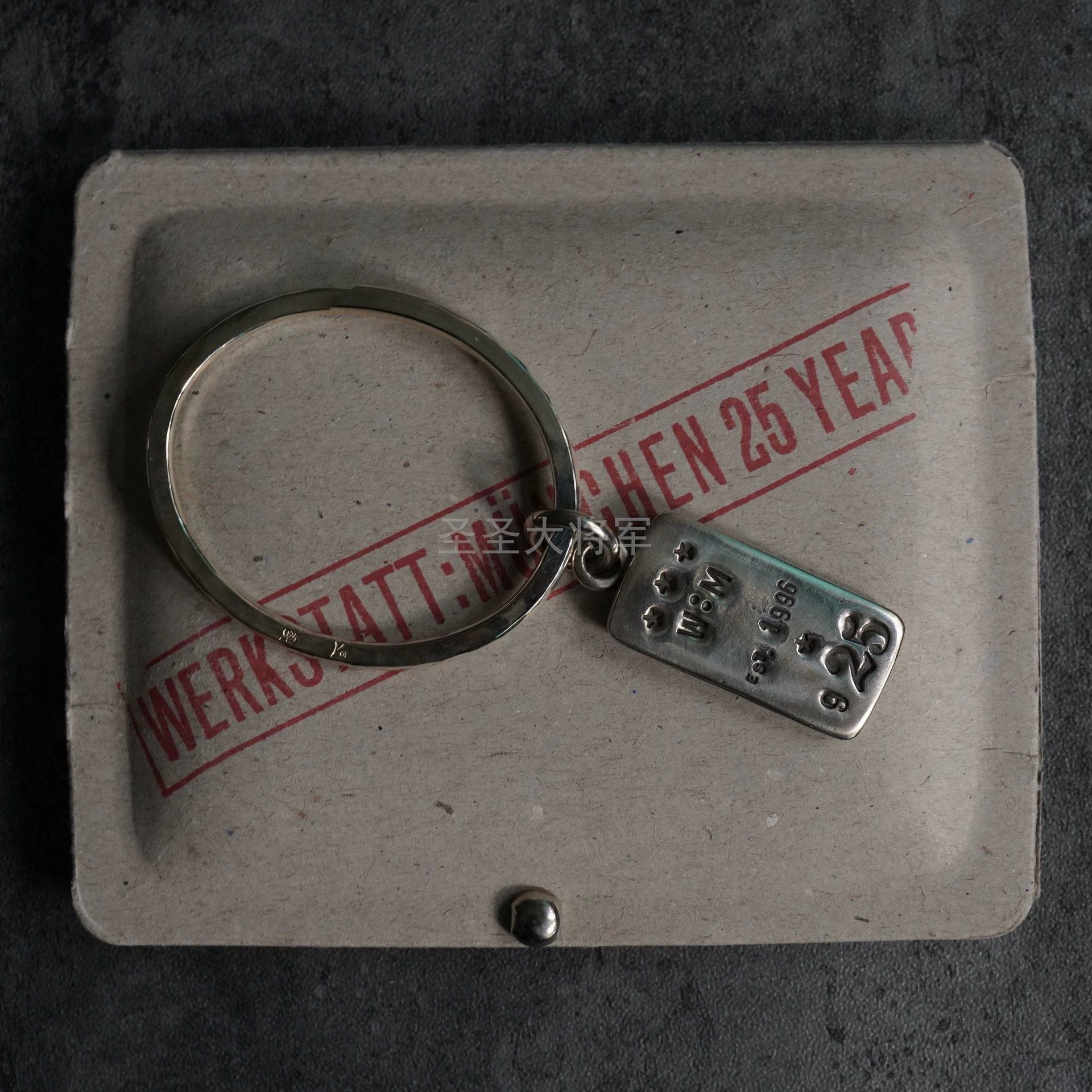Werkstatt Munchen Werkstatt Munchen M5025 25th Anniv 925 Silver Keychain Size ONE SIZE - 3 Thumbnail