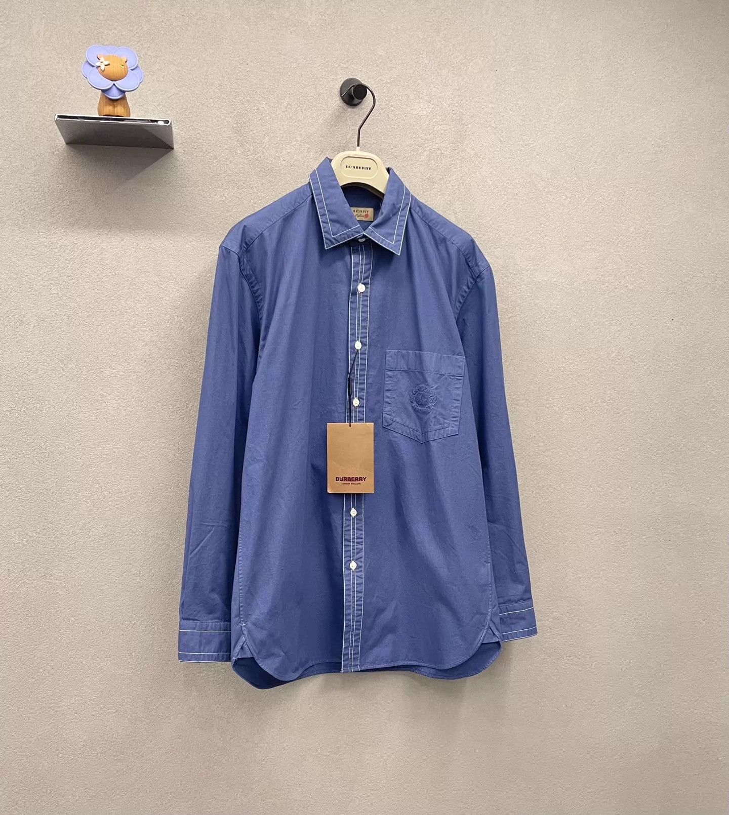 Burberry Burberry Muted Blue Shirt M Size US M / EU 48-50 / 2 - 3 Thumbnail