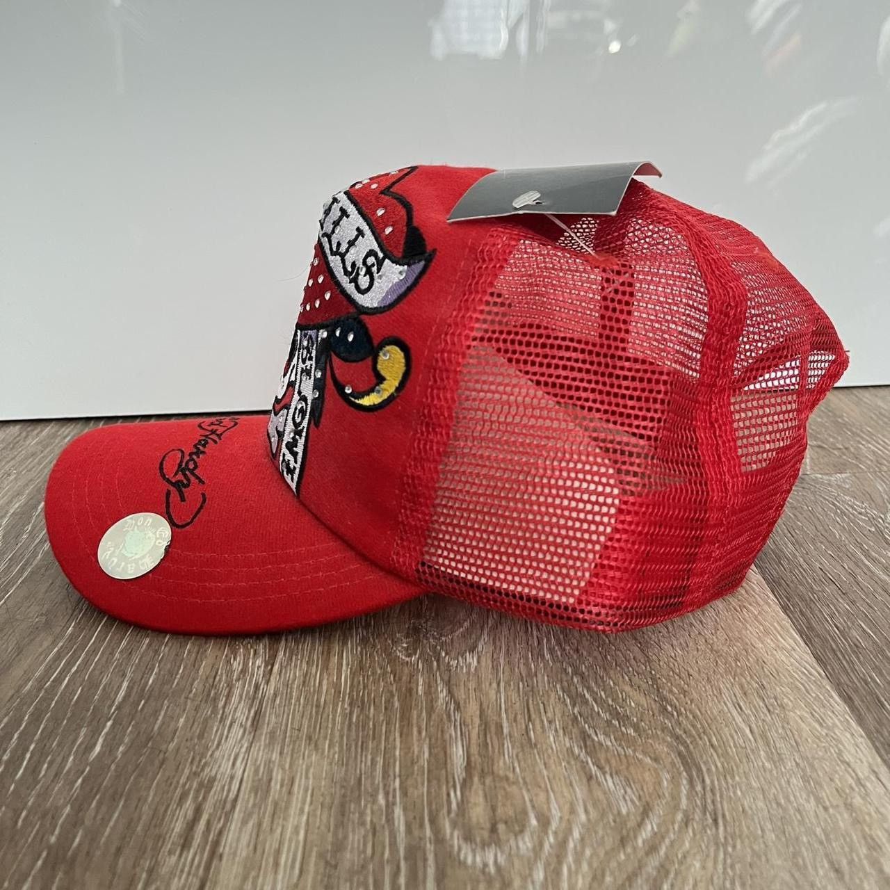 Ed Hardy × Vintage love kills slowly ed hardy trucker Size ONE SIZE - 2 Thumbnail
