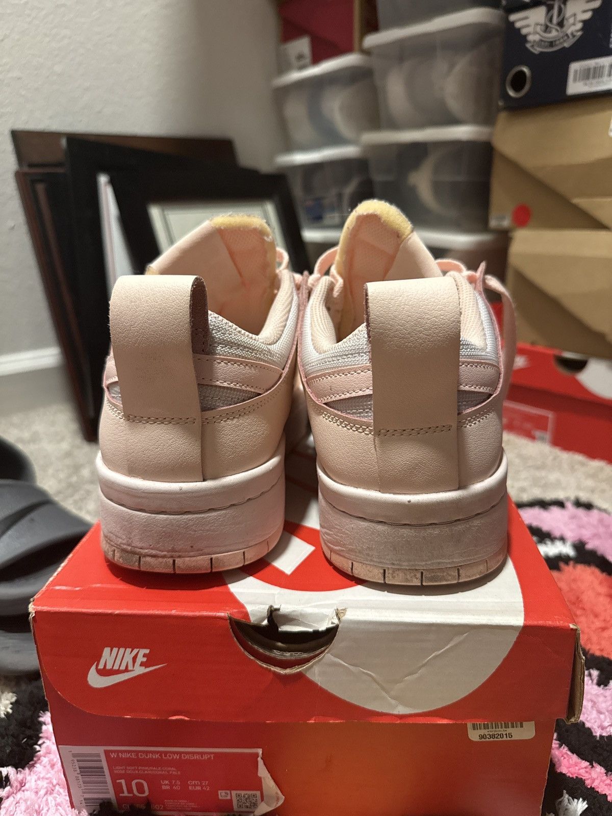 Nike Women’s Nike Dunk Low Disrupt (Pale Coral) (W 10) Size US 10 / IT 40 - 3 Thumbnail