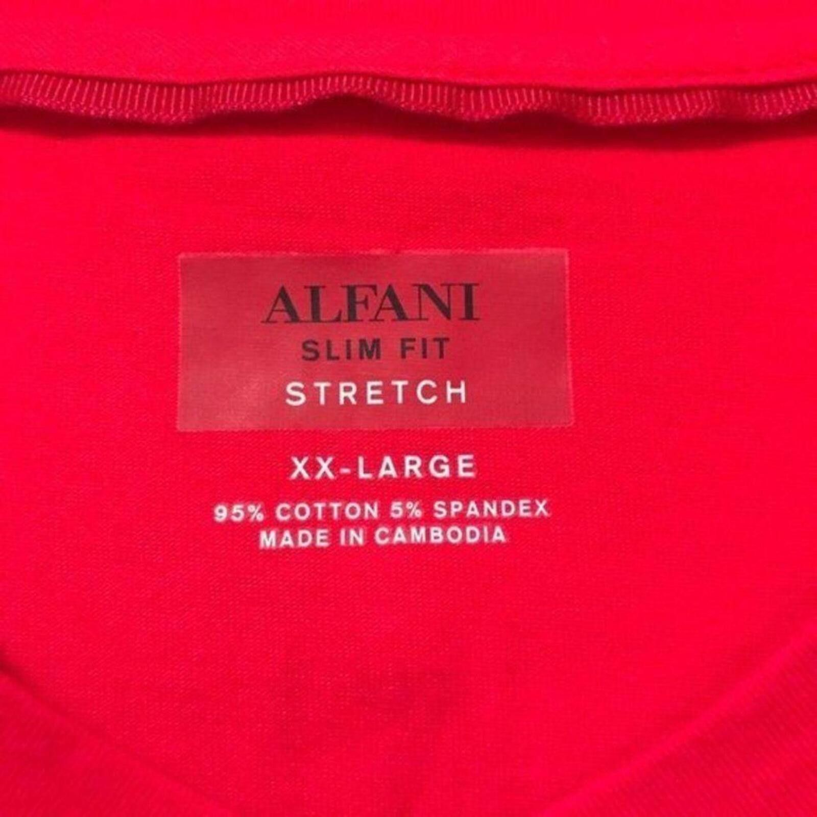 Hanes Hanes Red V-Neck T-Shirt Size Large Size US L / EU 52-54 / 3 - 6 Thumbnail