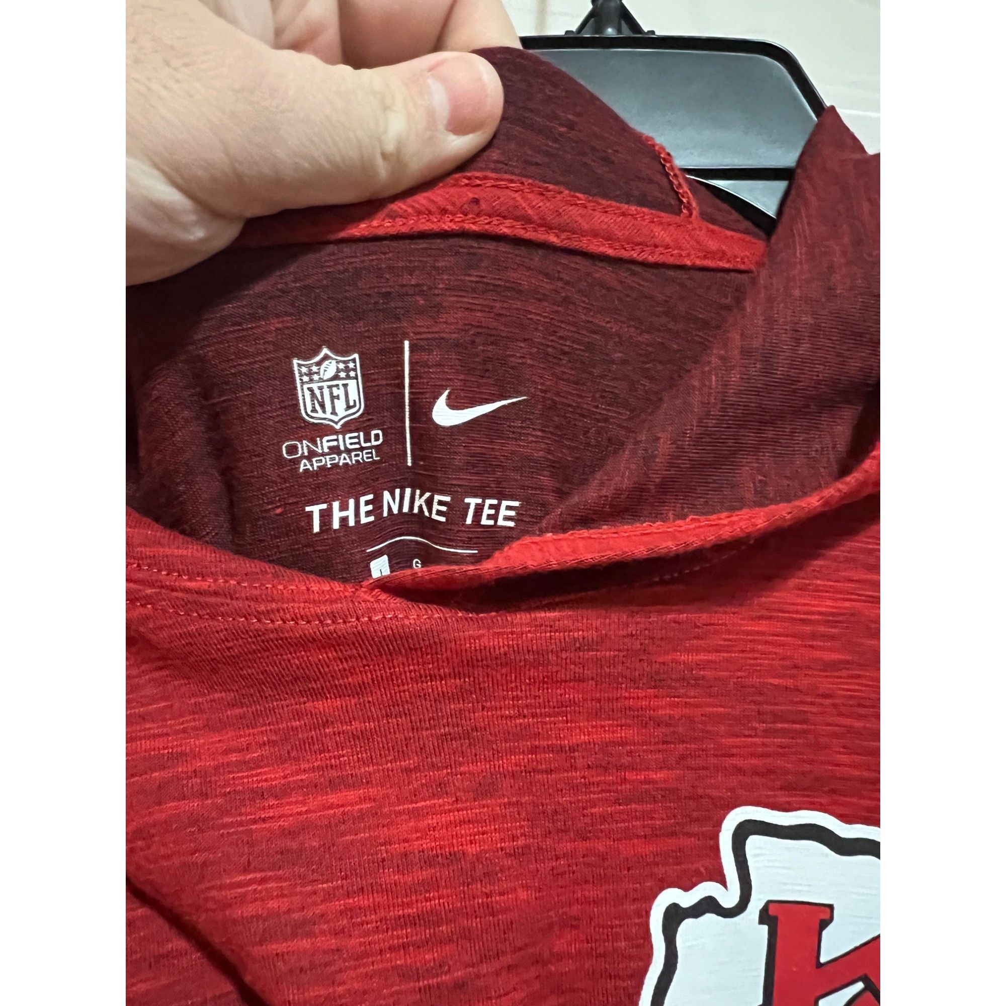 Nike Nike Kansas City Chiefs Hoodie - Size L Size US L / EU 52-54 / 3 - 2 Thumbnail
