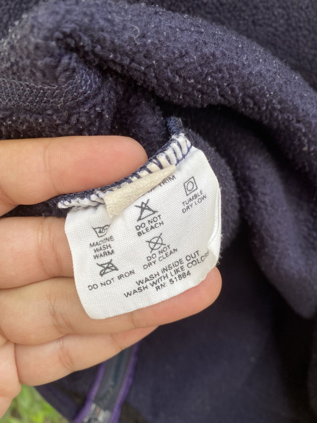 Patagonia Vintage Patagonia Chest Pocket Deep Pile Purple Fleece USA Size US S / EU 44-46 / 1 - 9 Thumbnail