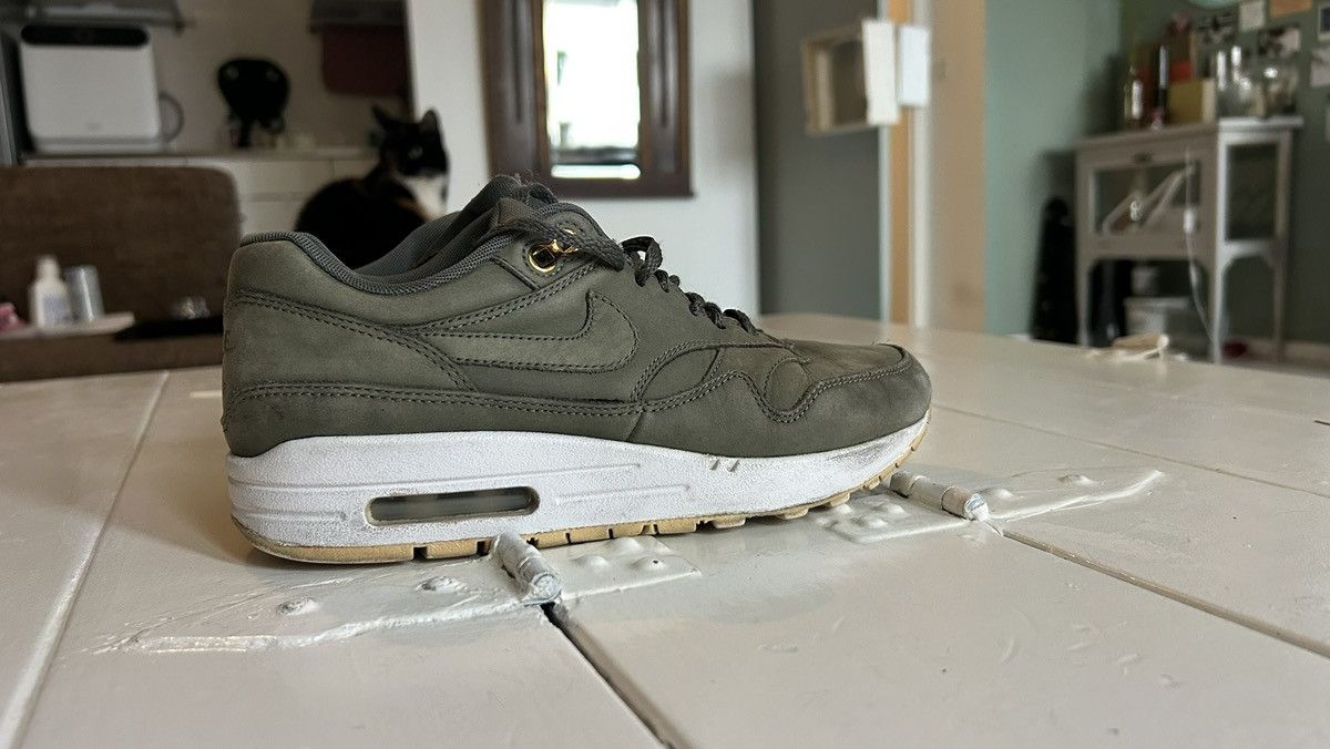 Nike Nike Air Max 1 Premium in de kleur River Rock / White Size US 6.5 / IT 36.5 - 2 Thumbnail