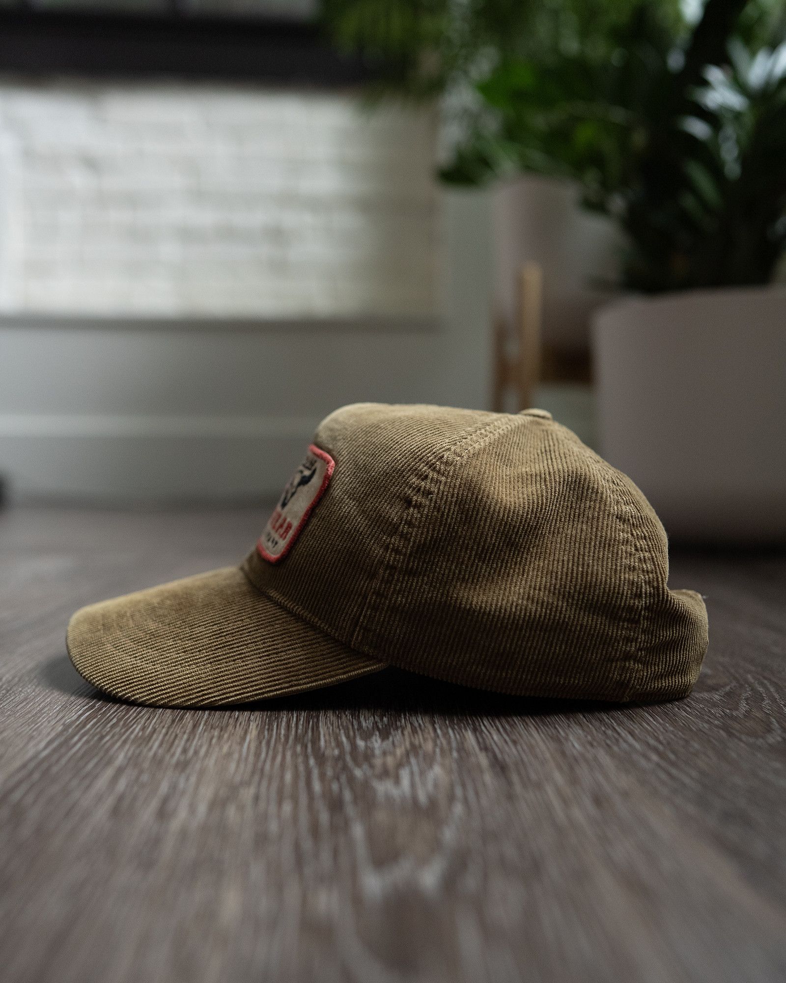 RRL Ralph Lauren Western Patch Cap in Tan Corduroy Size ONE SIZE - 4 Thumbnail