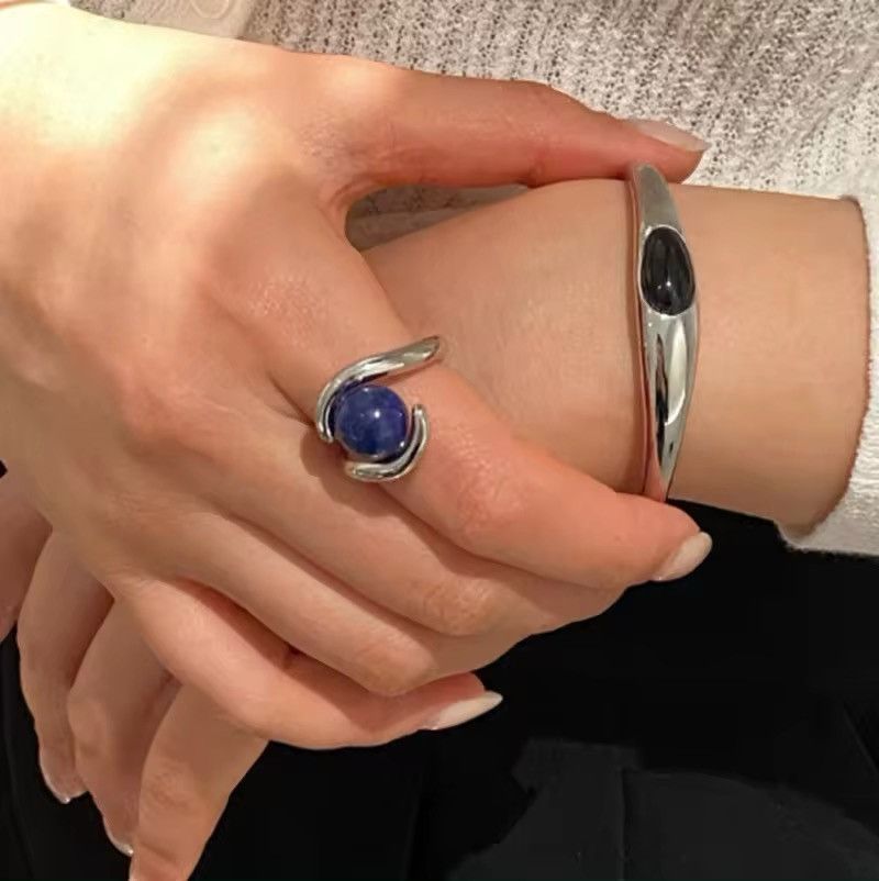 Jewelry Blue Stone Ring (size 7) Size ONE SIZE - 3 Thumbnail