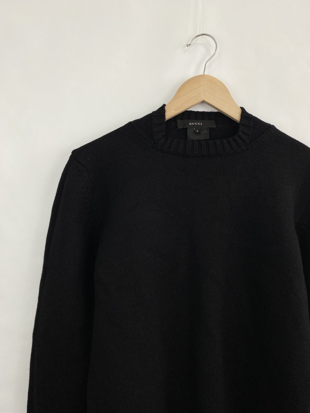 Gucci 🇮🇹 Vintage 90s Gucci Cable Knit Sweaters Retro Rare Hype Y2K Size L / US 10 / IT 46 - 2 Thumbnail
