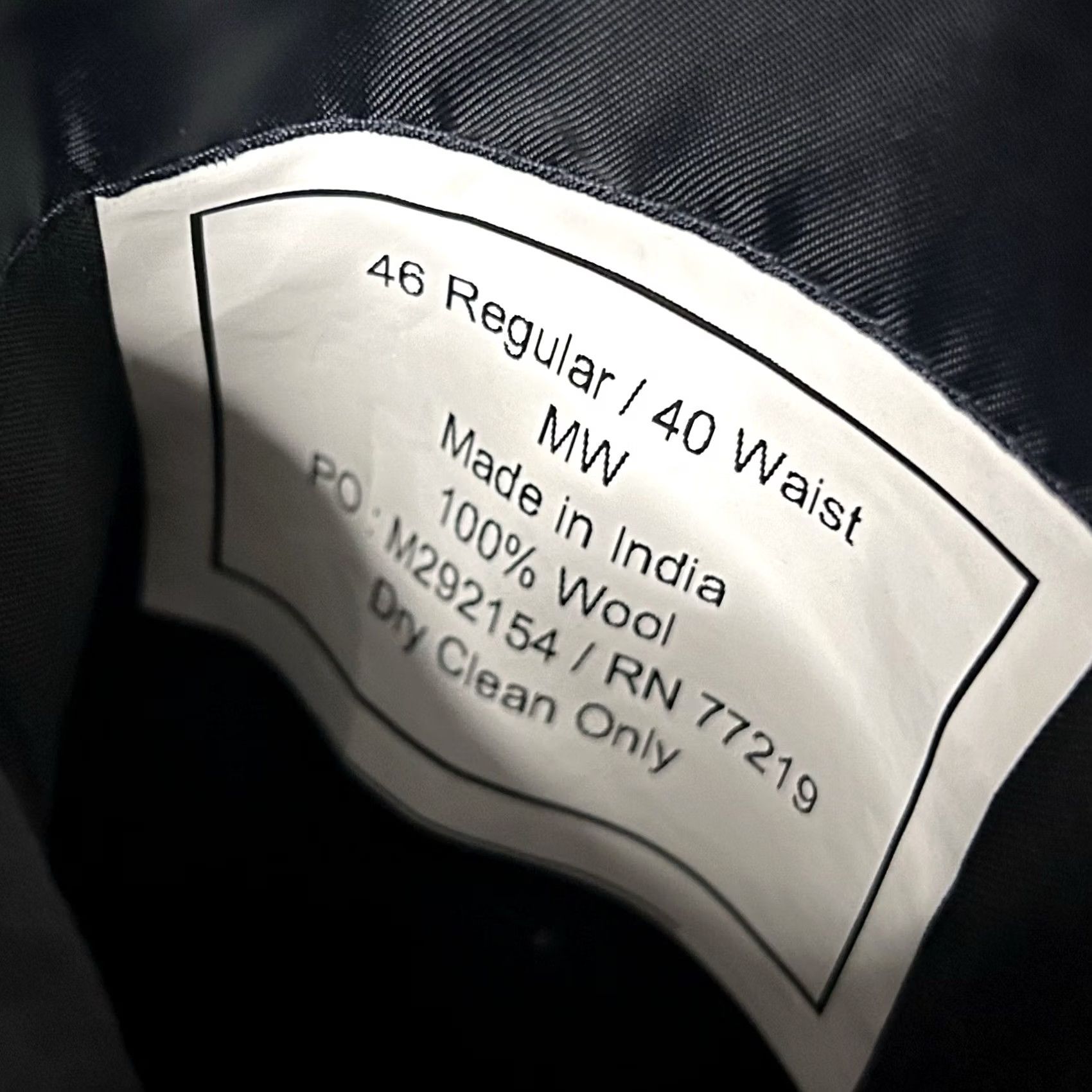 Pronto Uomo Pronto Uomo Sport Coat 46R Dark Blue Wool Two Button Double Vented Mens Size US XS / EU 42 / 0 - 4 Thumbnail