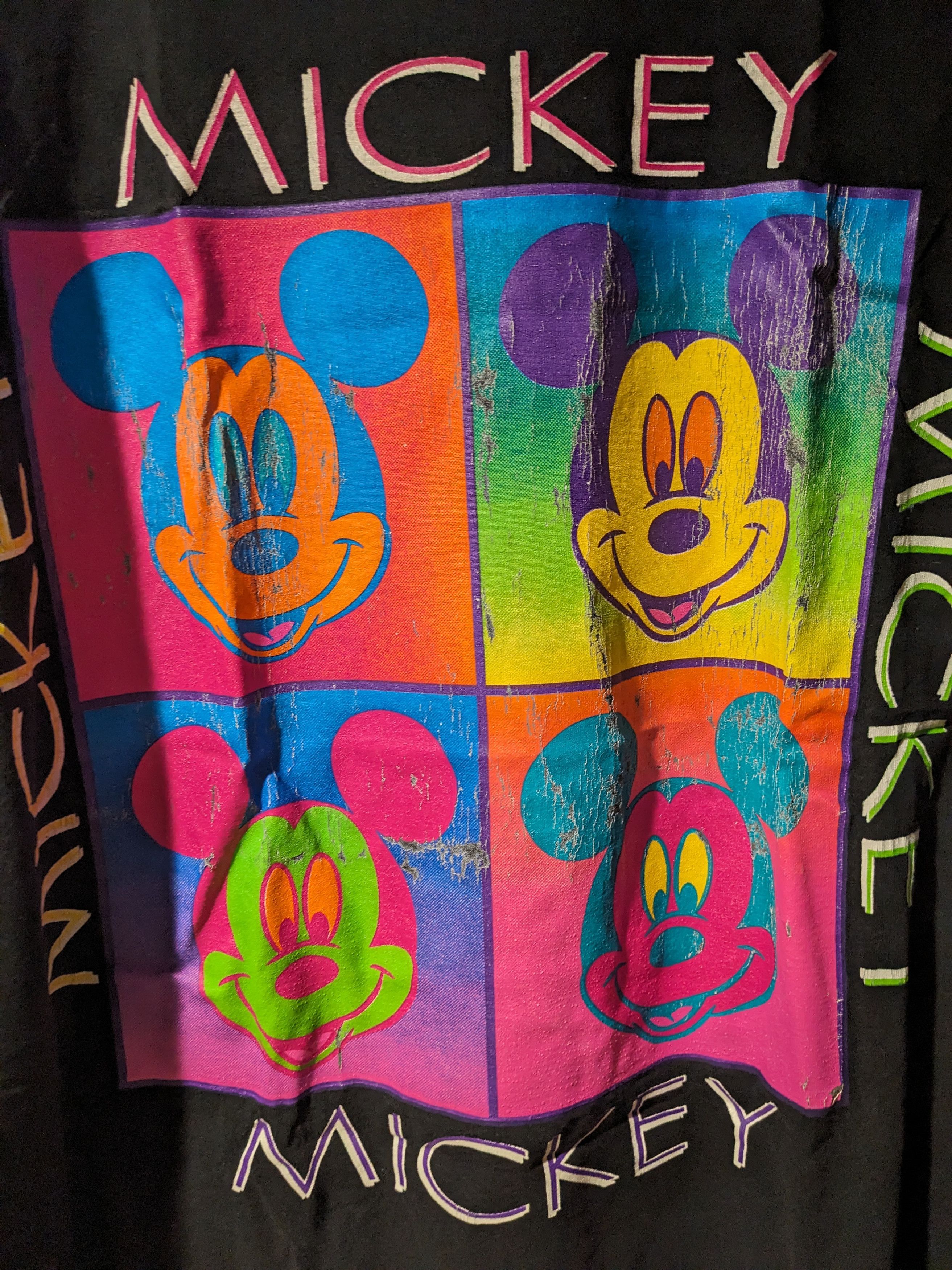 Disney × Mickey Unlimited × Vintage Vintage 90s Mickey Unlimited Disney Andy Warhol Long-Sleeve Size US XXL / EU 58 / 5 - 2 Thumbnail