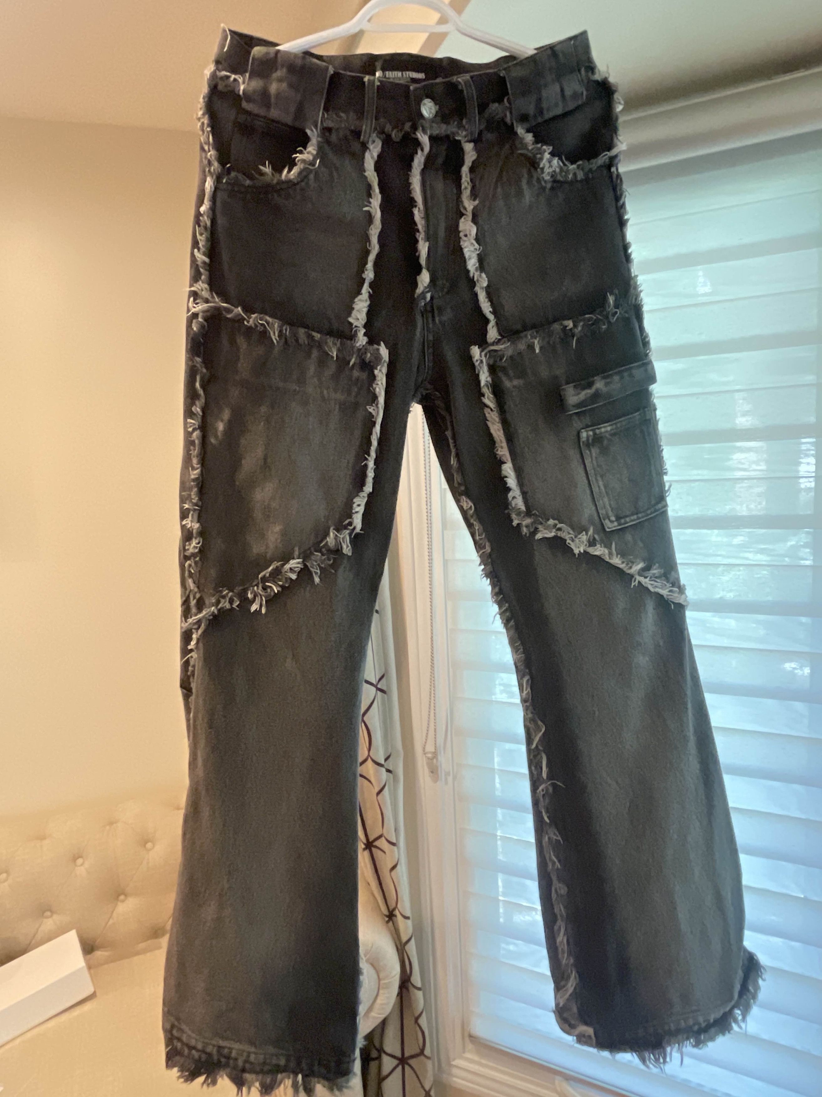 パンツ NO/FAITH STUDIOS Sun Fade Denim SUN FADED DUNE BAGGY DENIM – NO/FAITH STUDIOS