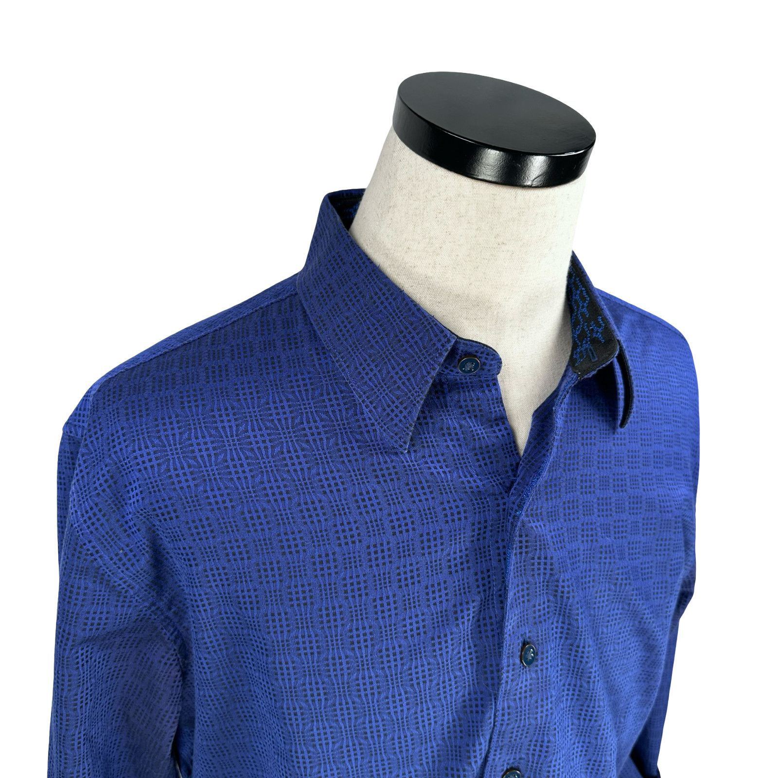 Robert Graham Robert Graham Shirt Men’s XL Blue Flip Cuff Tailored Fit Size US XL / EU 56 / 4 - 2 Thumbnail